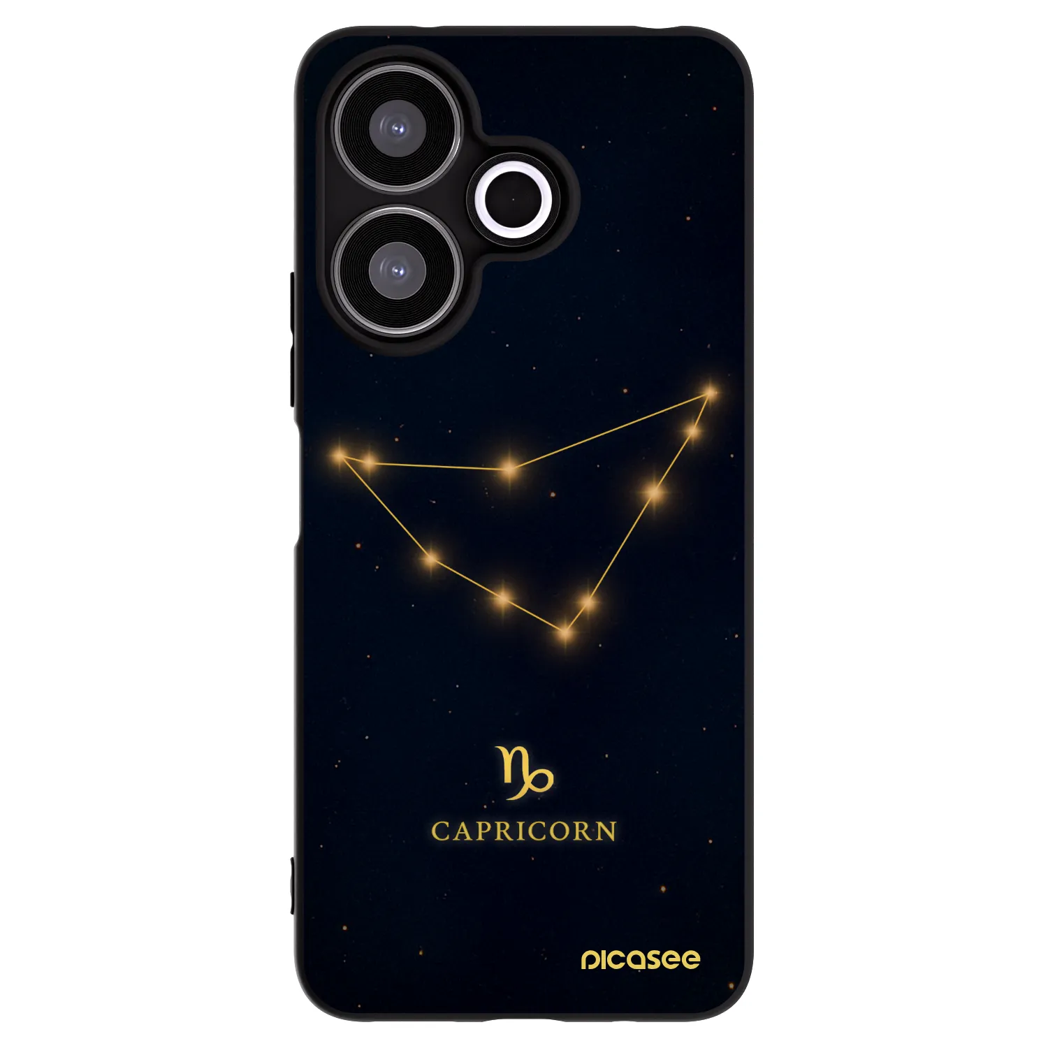 Silikónový čierny obal pre Xiaomi Redmi 13 4G - CAPRICORN