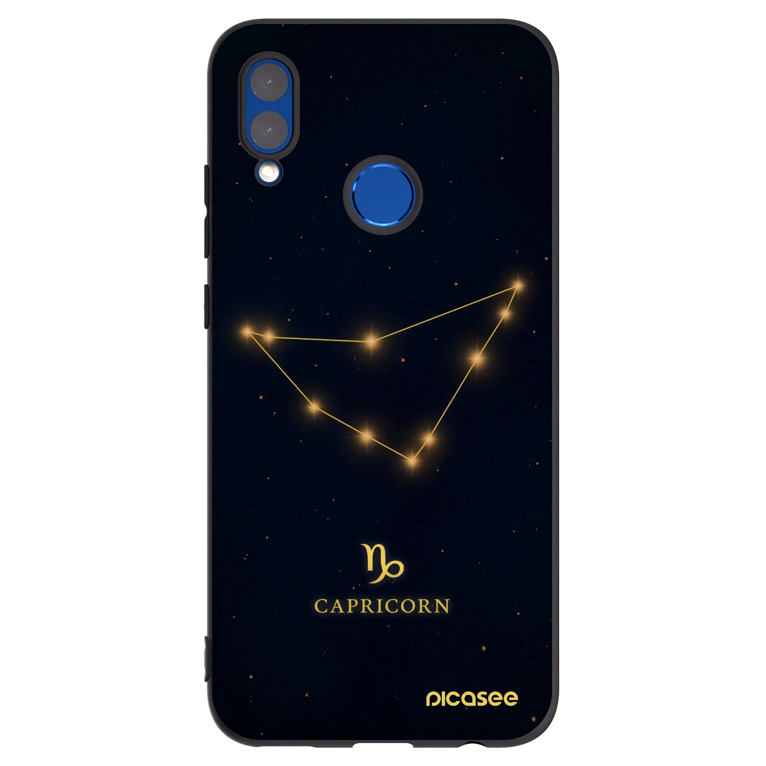 Picasee silikónový čierny obal pre Huawei P Smart 2019 - CAPRICORN