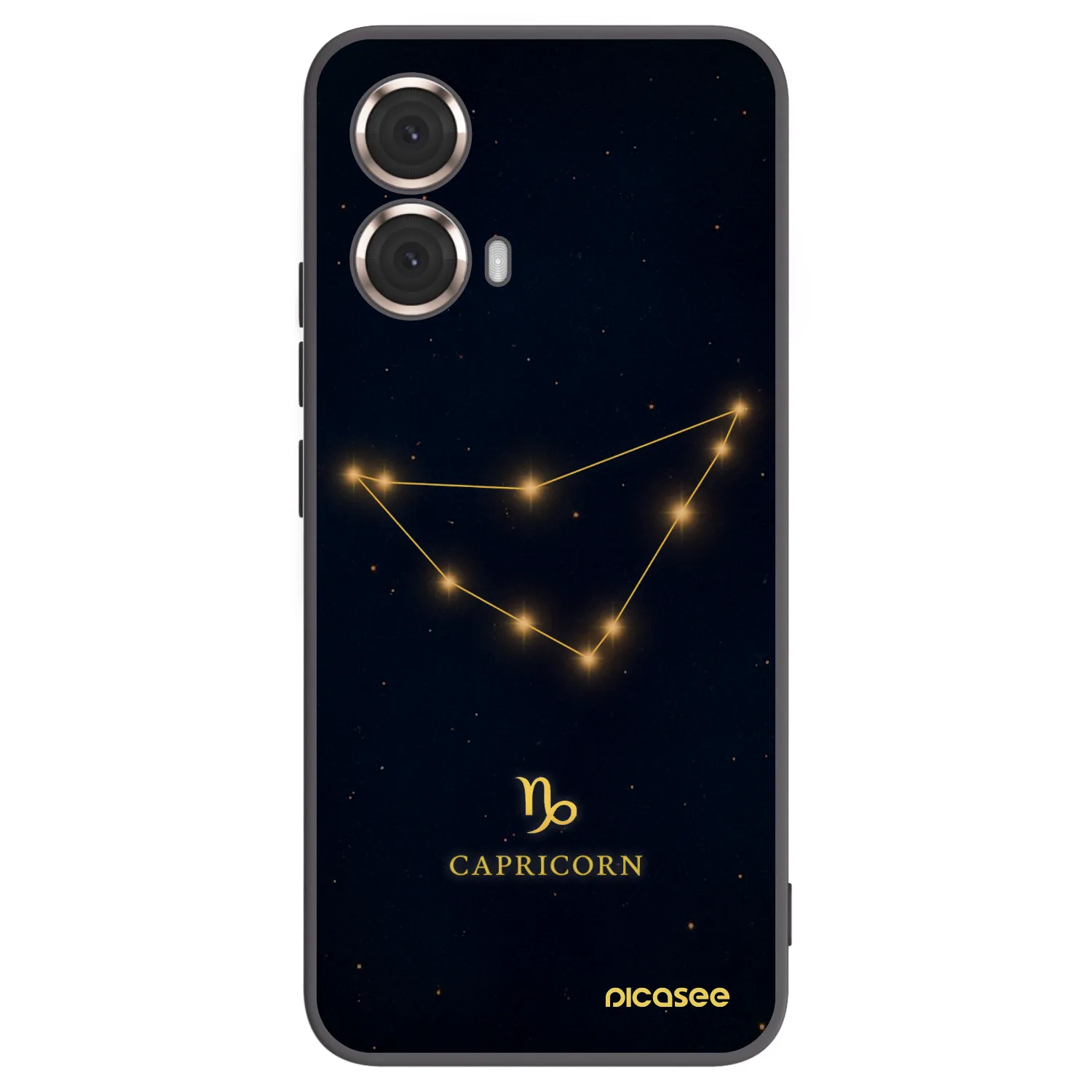 Silikónový čierny obal pre Motorola Moto G85 - CAPRICORN