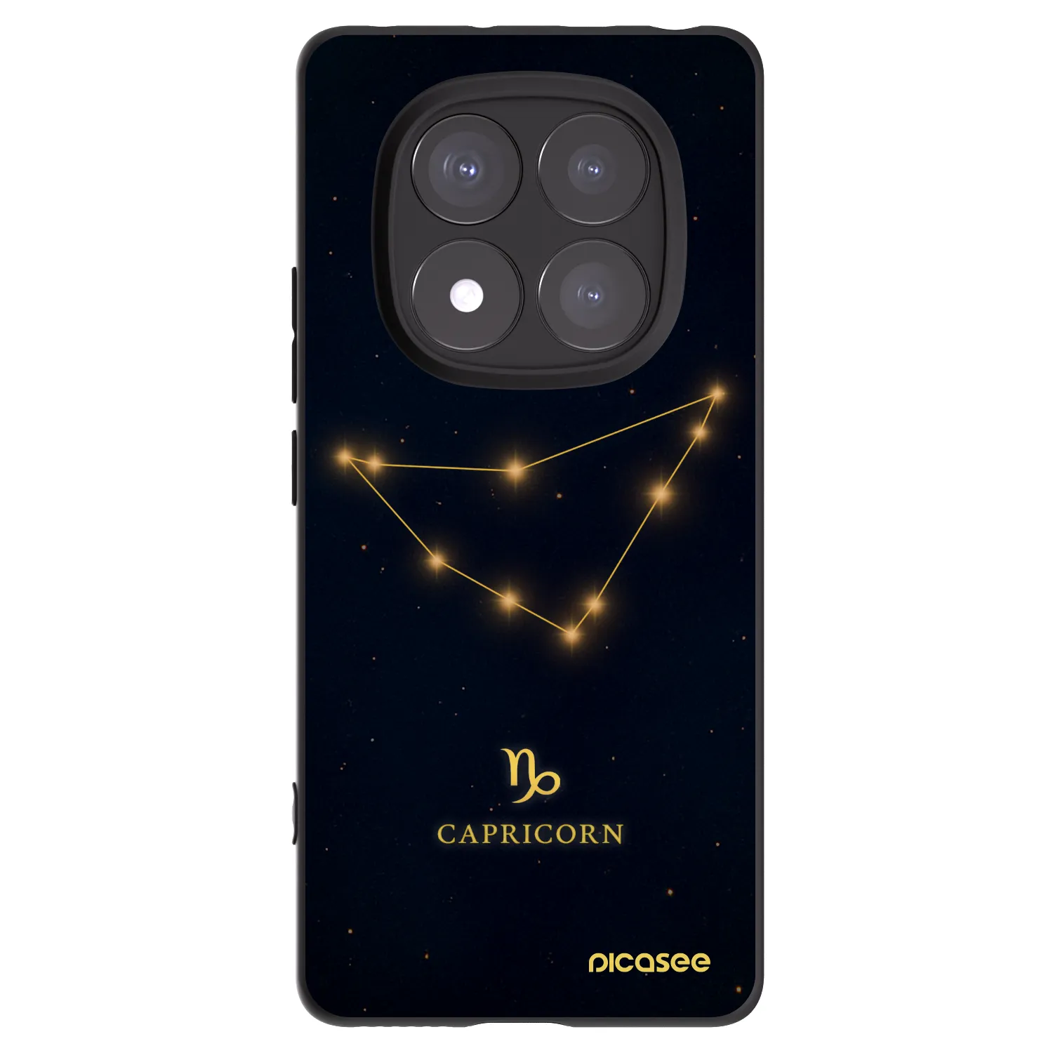 Silikónový čierny obal pre Xiaomi Redmi Note 14 Pro 5G - CAPRICORN