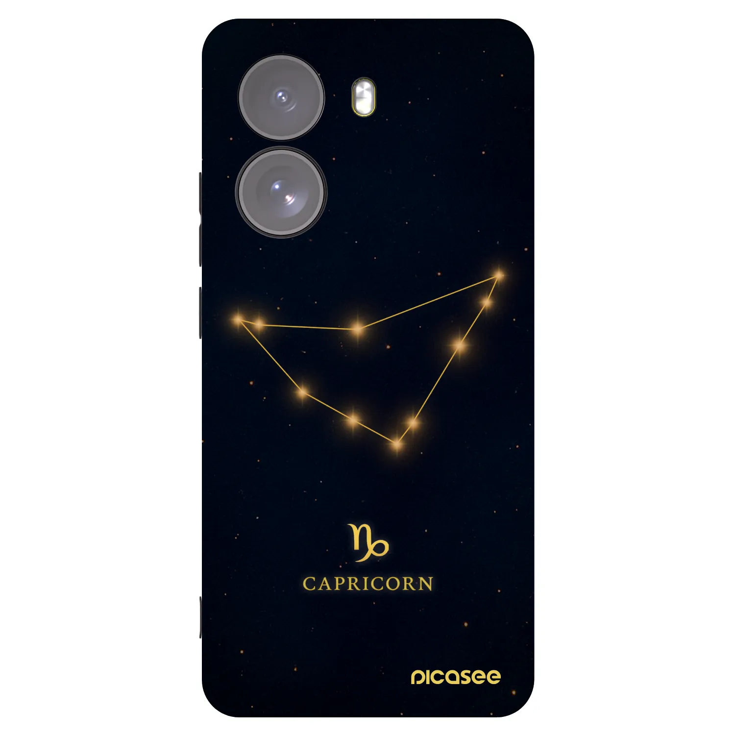 Picasee silikónový čierny obal pre Xiaomi Poco X7 - CAPRICORN