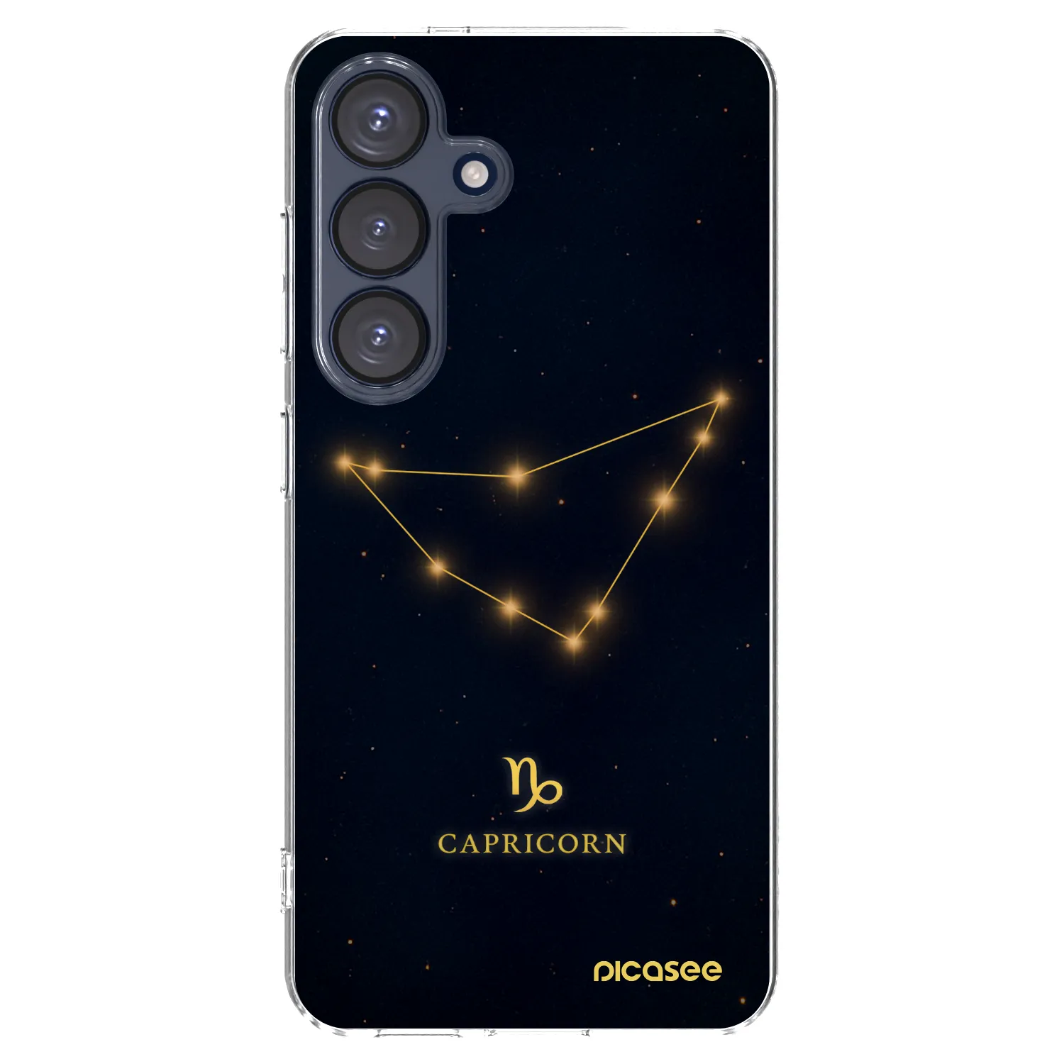 Picasee silikónový prehľadný obal pre Samsung Galaxy S25 5G - CAPRICORN