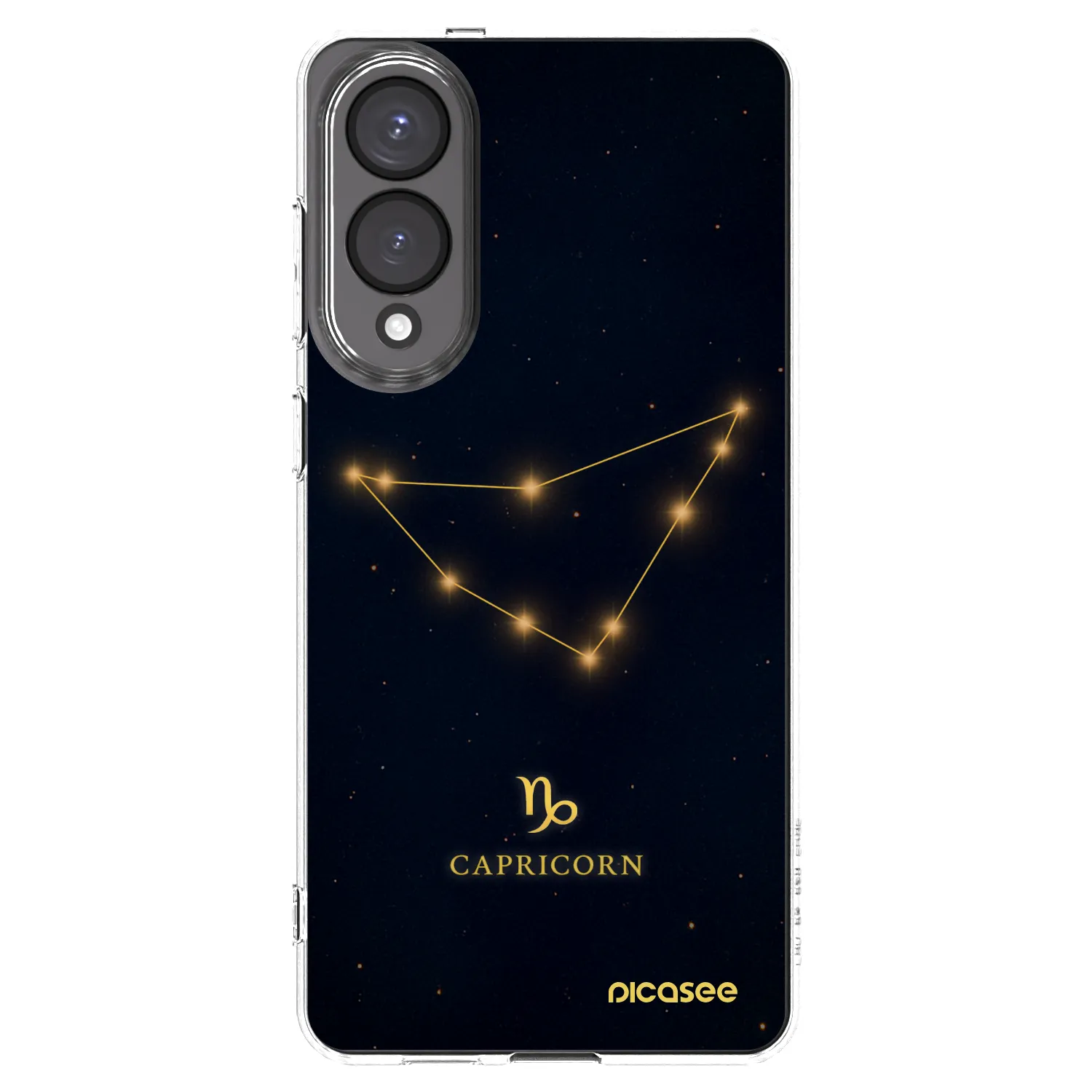 Picasee silikónový prehľadný obal pre Samsung Galaxy S25 Edge 5G - CAPRICORN