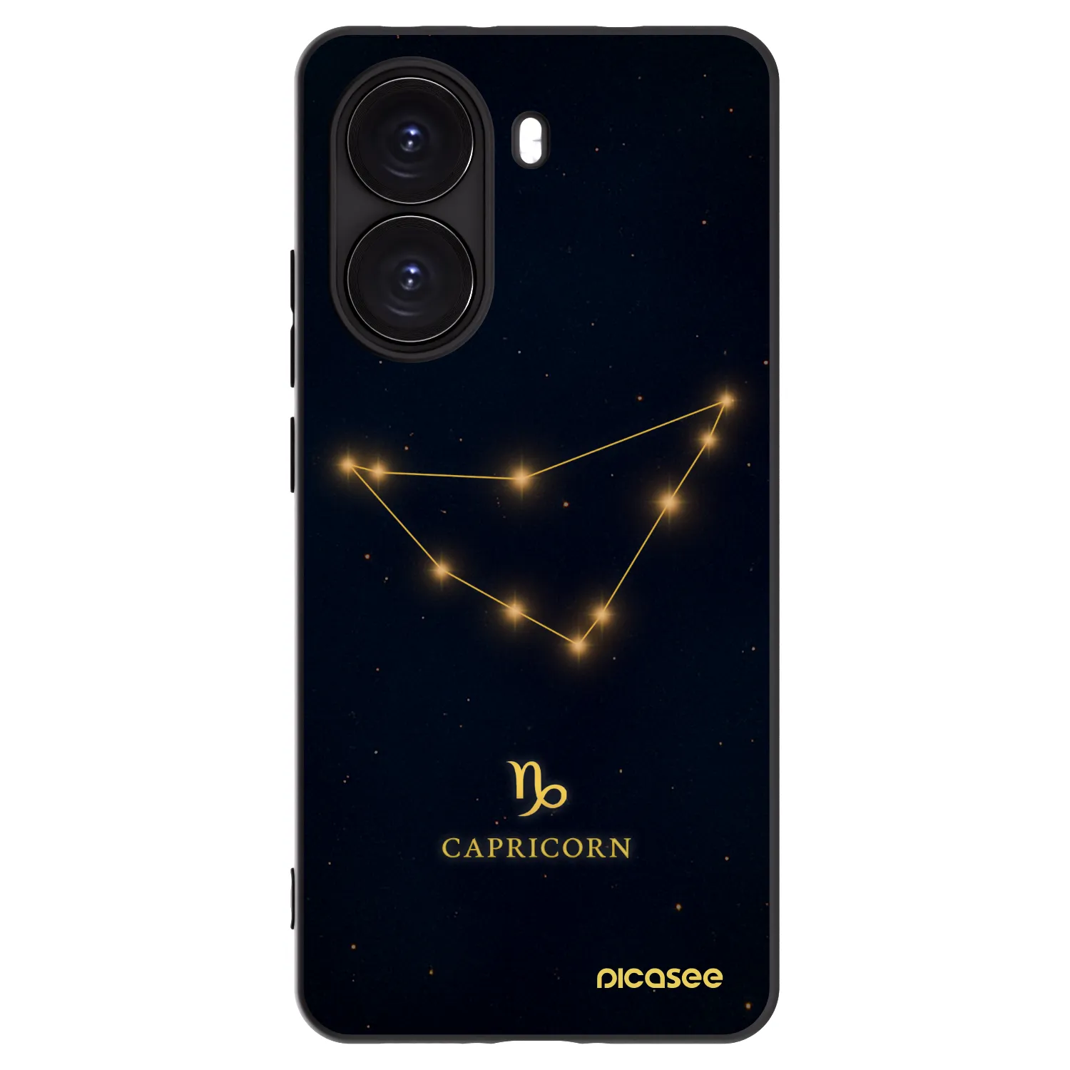 Picasee silikónový čierny obal pre Xiaomi Poco X7 Pro 5G - CAPRICORN