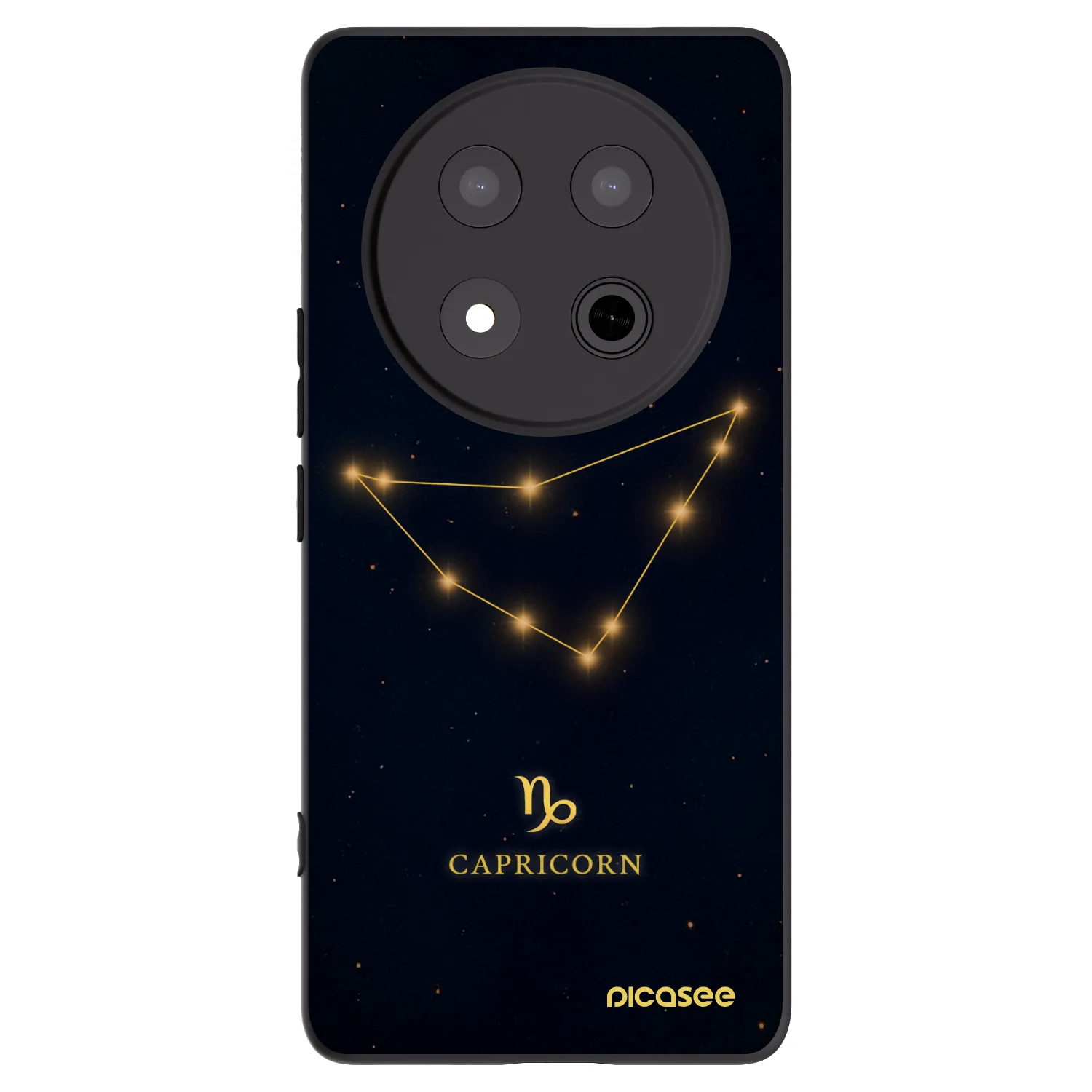 Picasee silikónový čierny obal pre Honor Magic7 Lite 5G - CAPRICORN