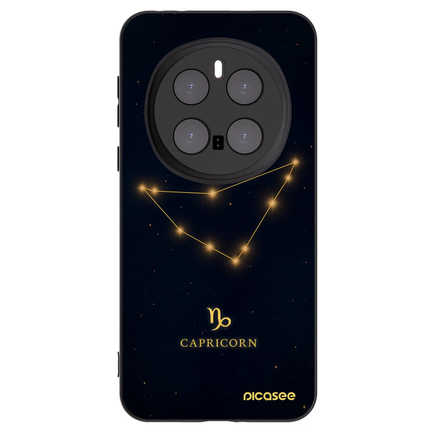 Picasee silikónový čierny obal pre Honor Magic7 Pro 5G - CAPRICORN