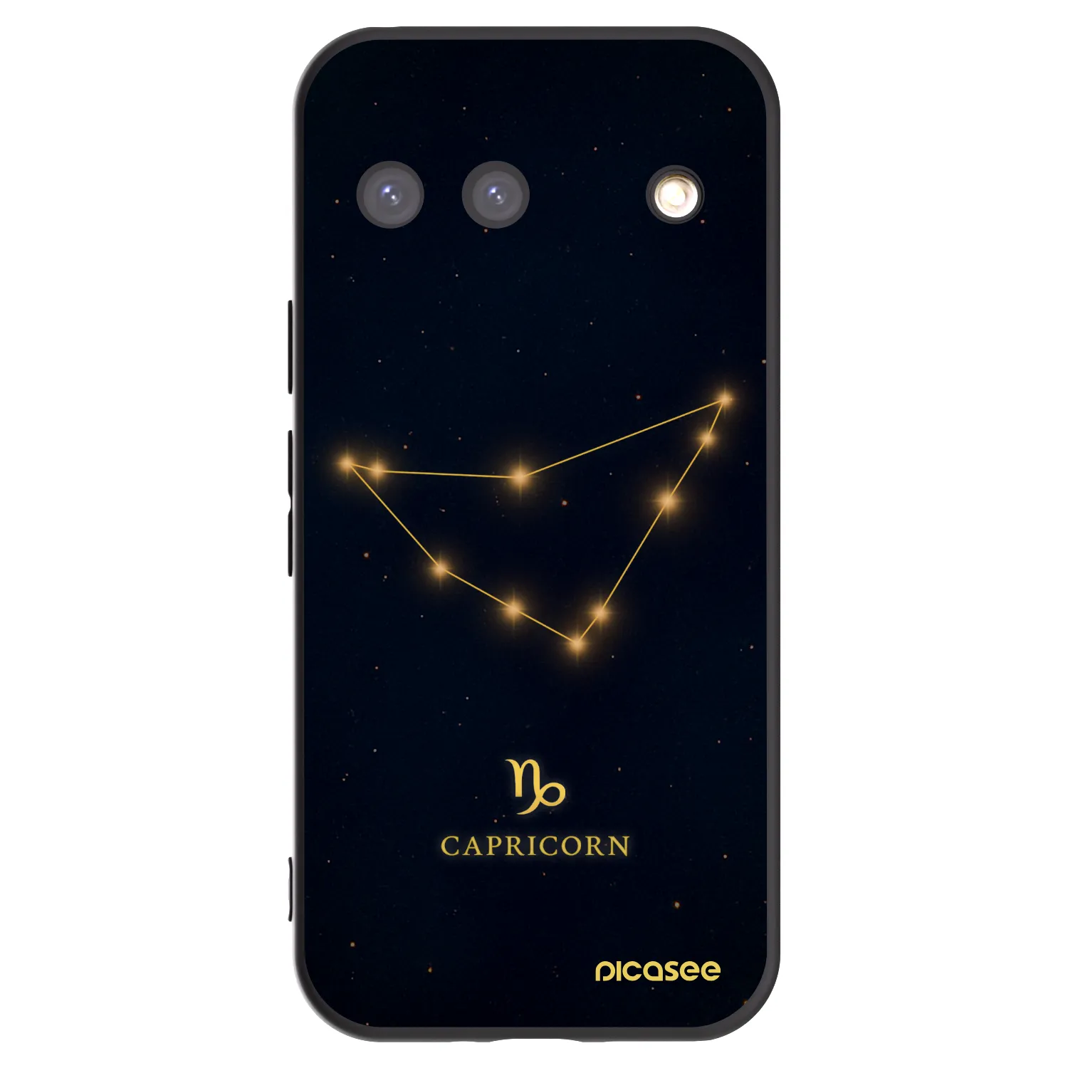 Picasee silikónový čierny obal pre Google Pixel 9 - CAPRICORN