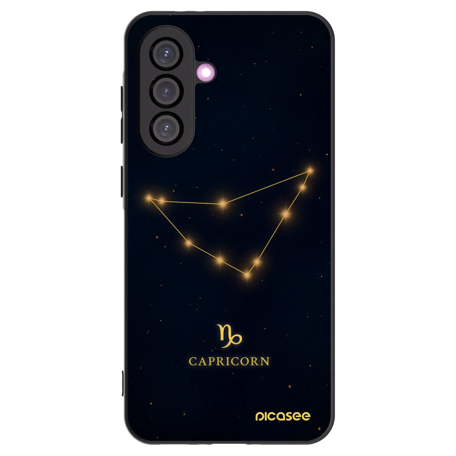 Picasee silikónový čierny obal pre Samsung Galaxy A56 5G A566B - CAPRICORN