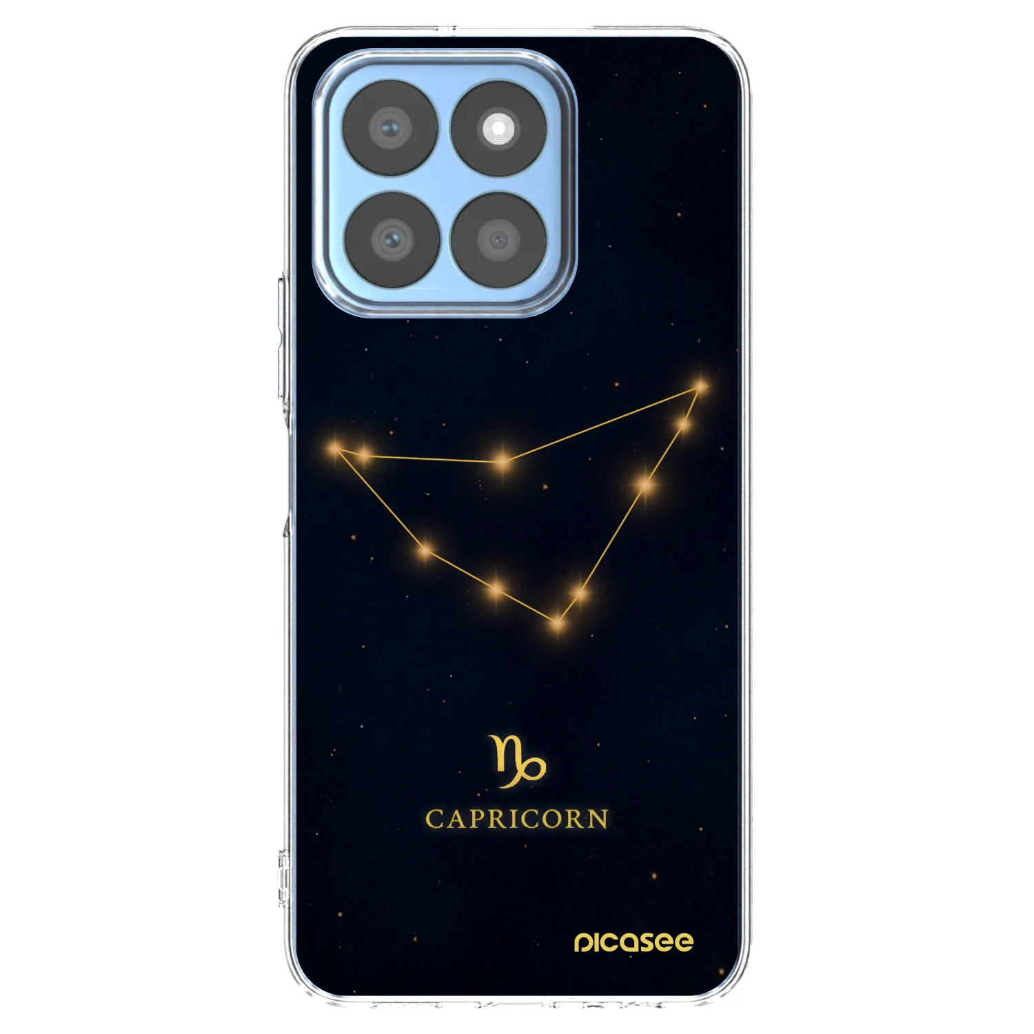 Picasee silikónový prehľadný obal pre Honor X8c - CAPRICORN
