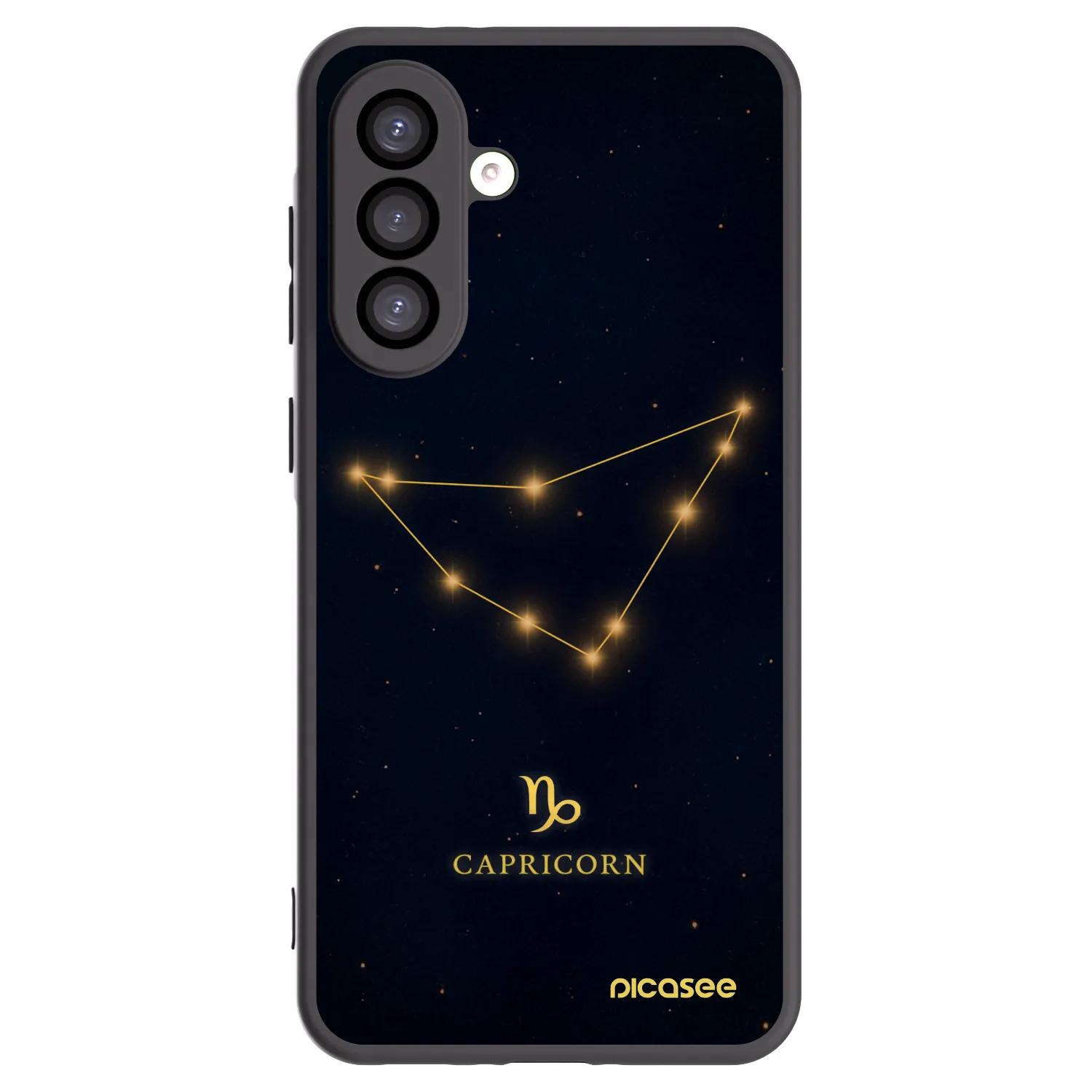Picasee silikónový čierny obal pre Samsung Galaxy A26 5G A266B - CAPRICORN