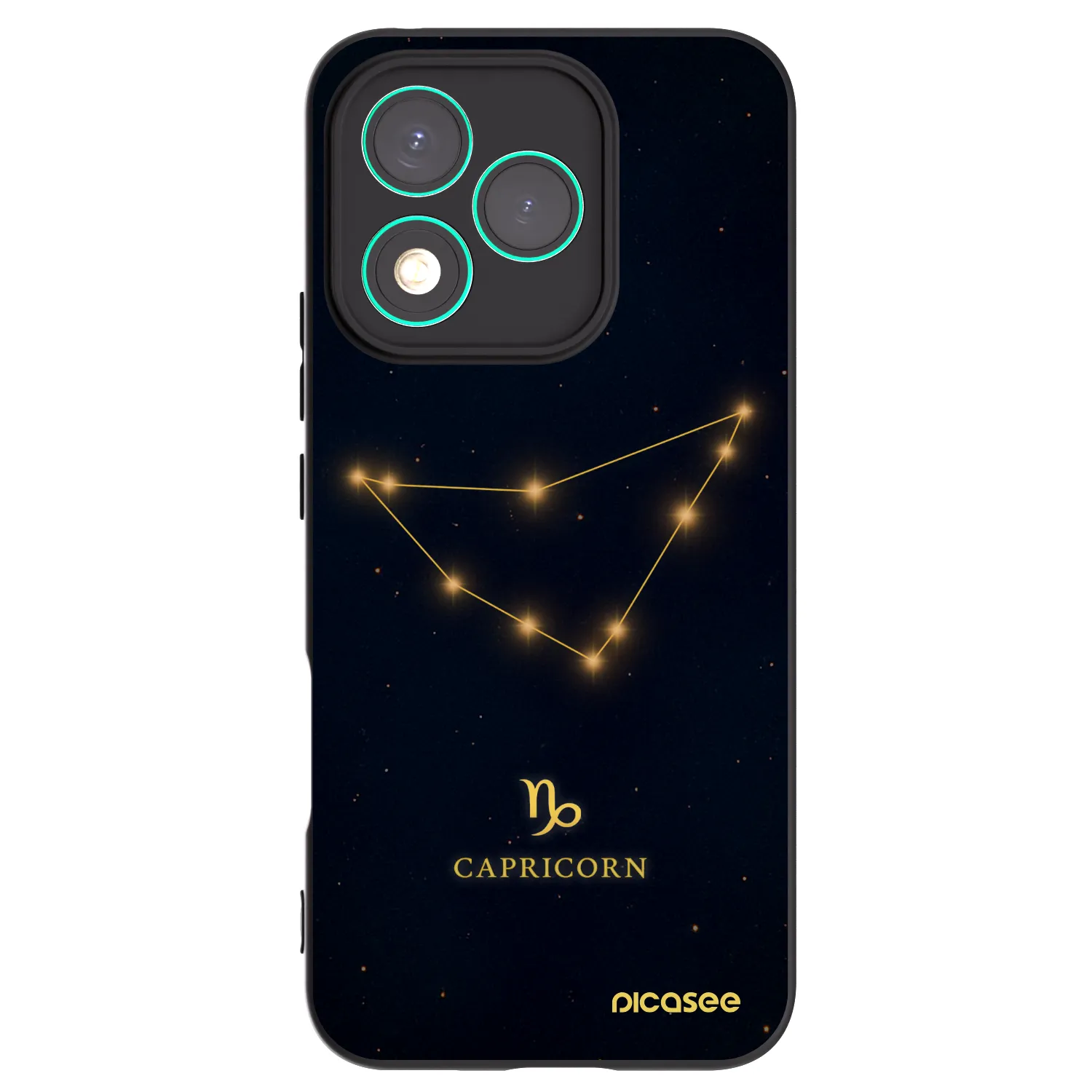 Picasee silikónový čierny obal pre Honor 400 Lite 5G - CAPRICORN