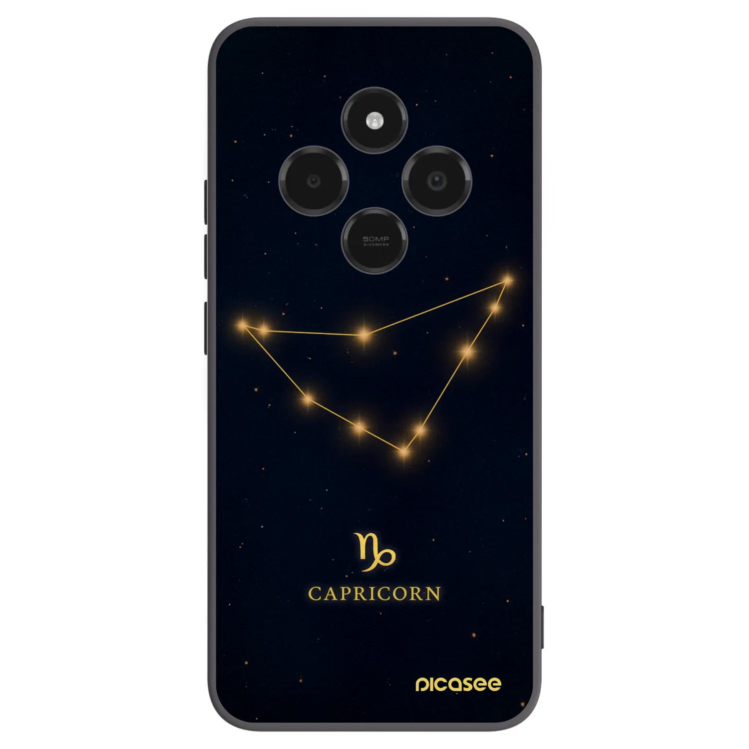 Picasee silikónový čierny obal pre Xiaomi Poco C75 - CAPRICORN