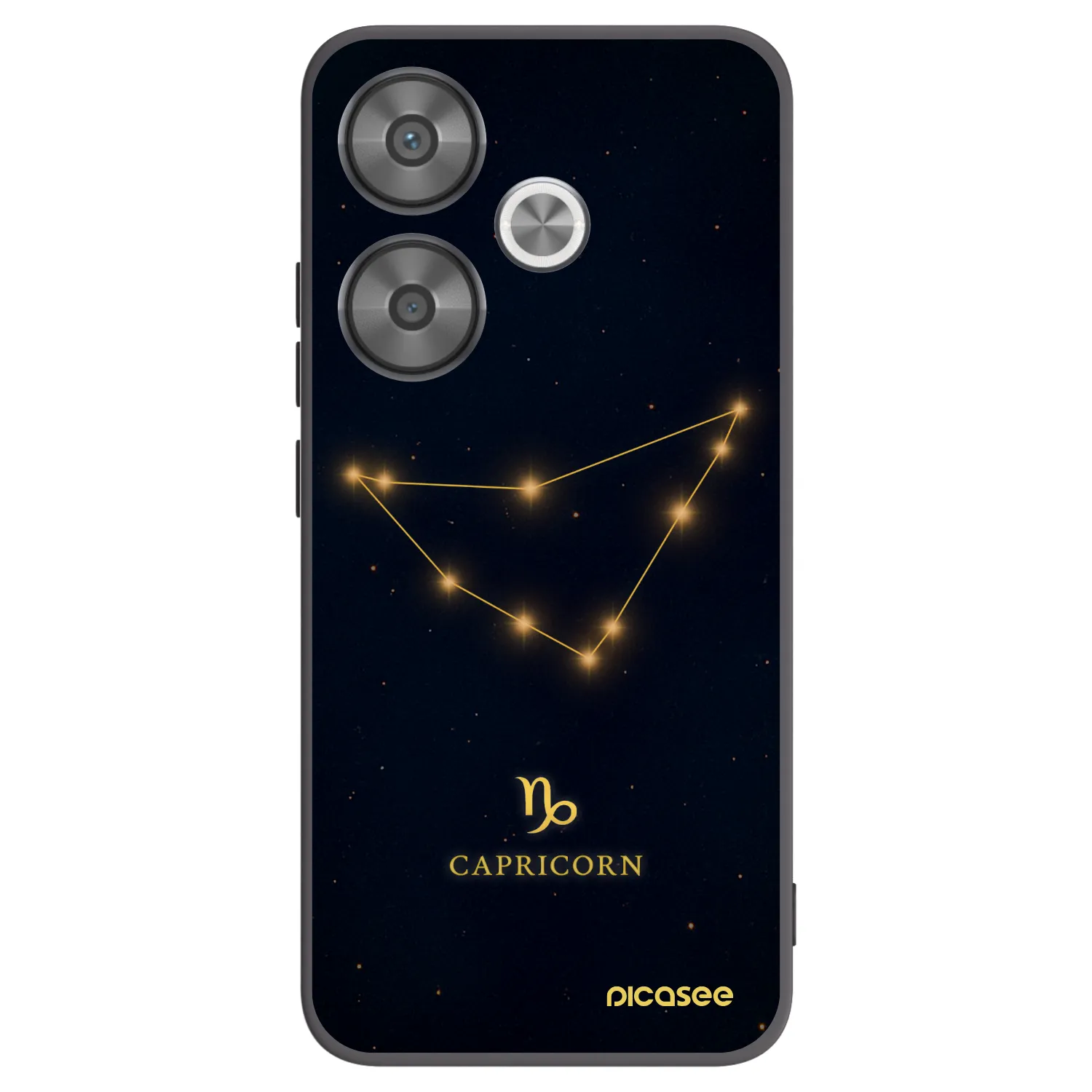 Silikónový čierny obal pre Xiaomi Poco F6 - CAPRICORN