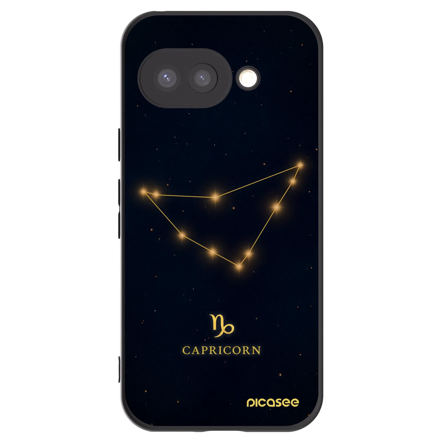 Picasee silikónový čierny obal pre Google Pixel 9a - CAPRICORN