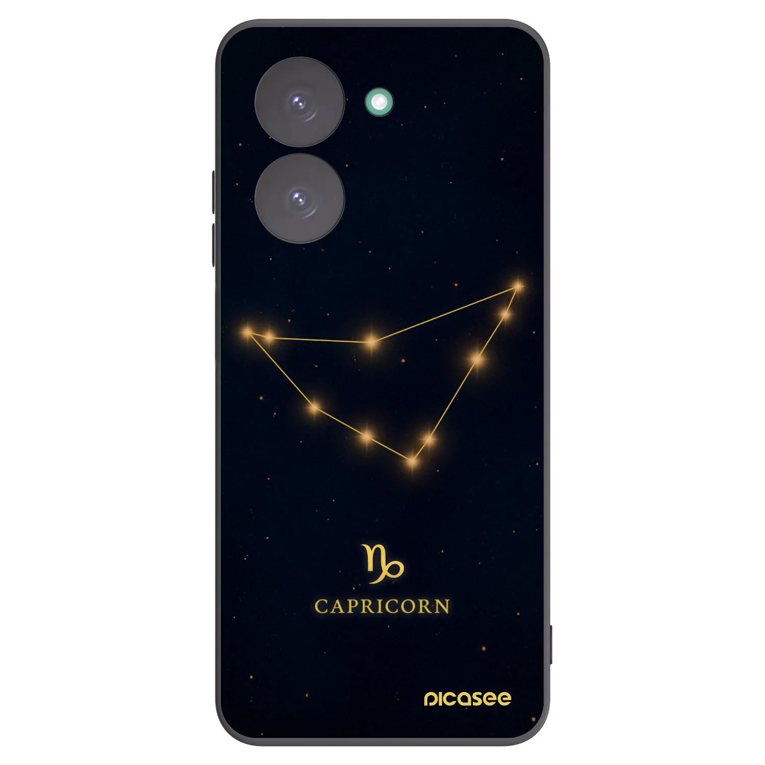 Picasee silikónový čierny obal pre Xiaomi Redmi A5 - CAPRICORN