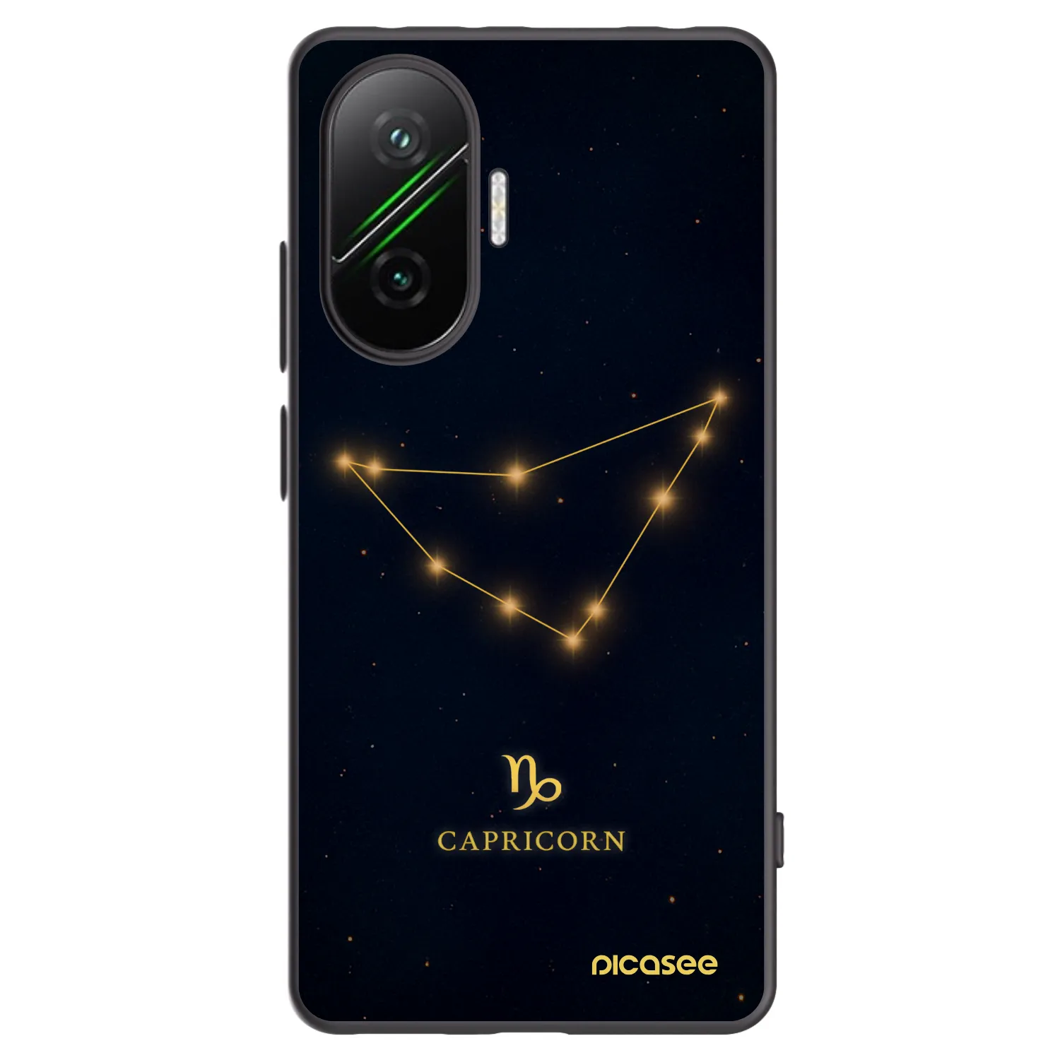 Silikónový čierny obal pre Xiaomi Poco F7 Pro 5G - CAPRICORN