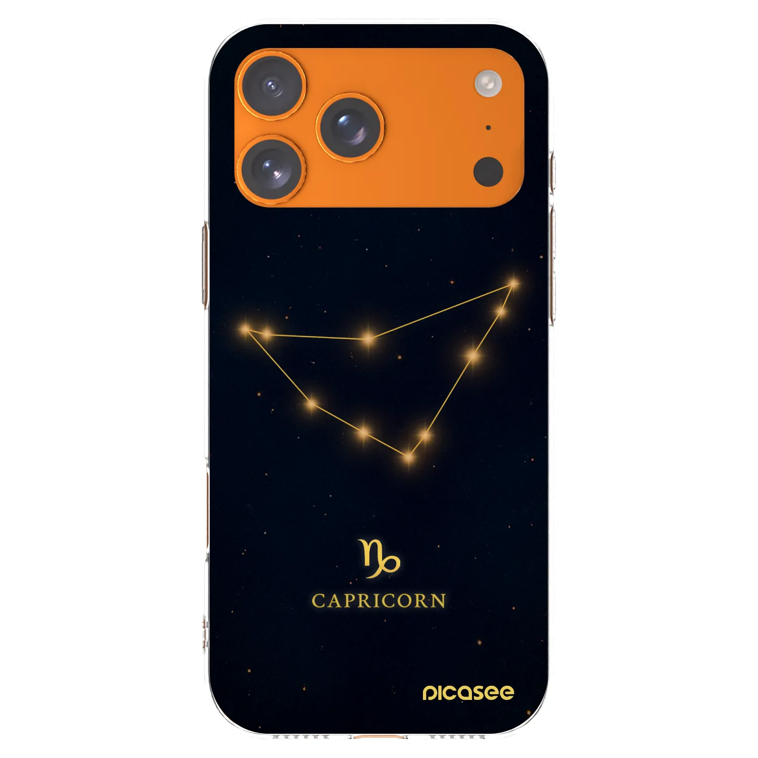 Picasee silikónový prehľadný obal pre Apple iPhone 17 Pro Max - CAPRICORN