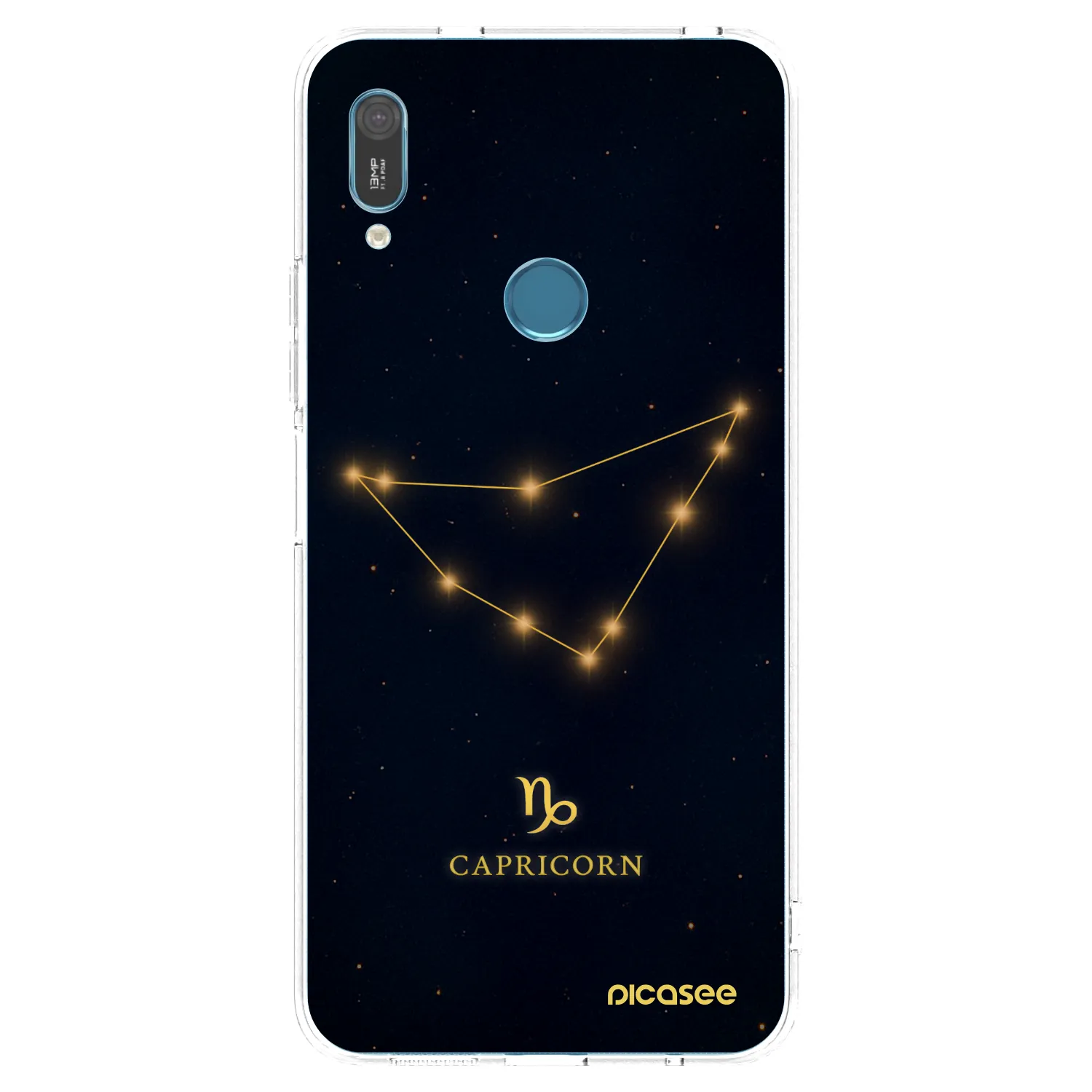 Picasee silikónový prehľadný obal pre Huawei Y6 2019 - CAPRICORN
