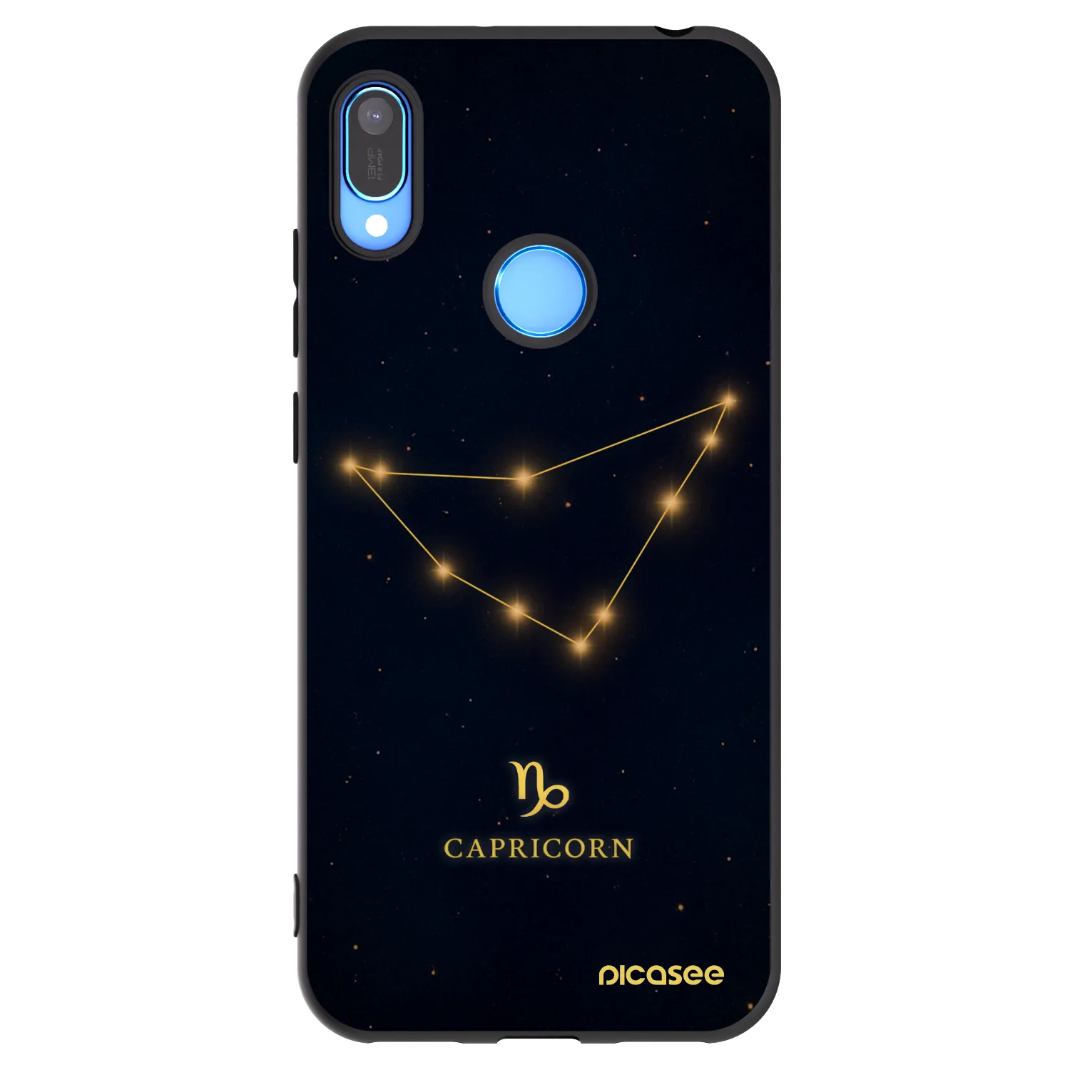 Picasee silikónový čierny obal pre Huawei Y6 2019 - CAPRICORN