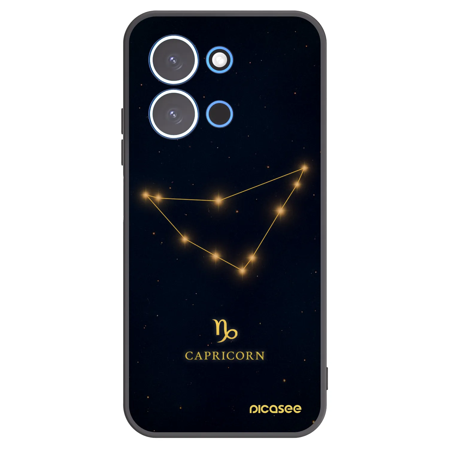 Picasee silikónový čierny obal pre Xiaomi Redmi 15C 4G - CAPRICORN