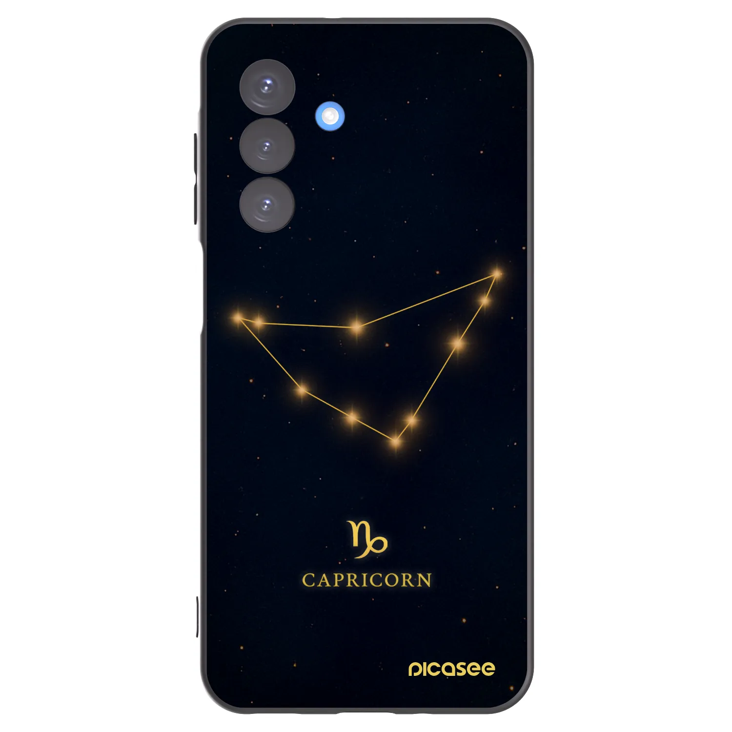 Picasee silikónový čierny obal pre Samsung Galaxy A17 5G - CAPRICORN