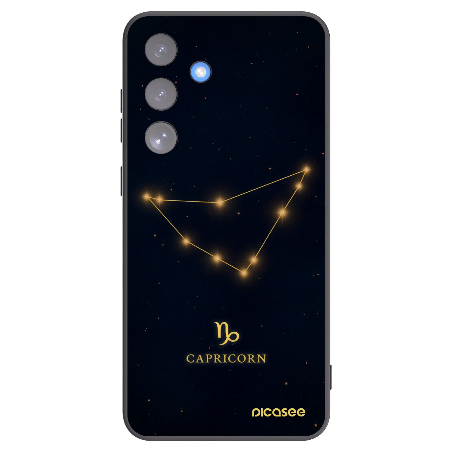 Picasee silikónový čierny obal pre Samsung Galaxy S25 FE 5G - CAPRICORN