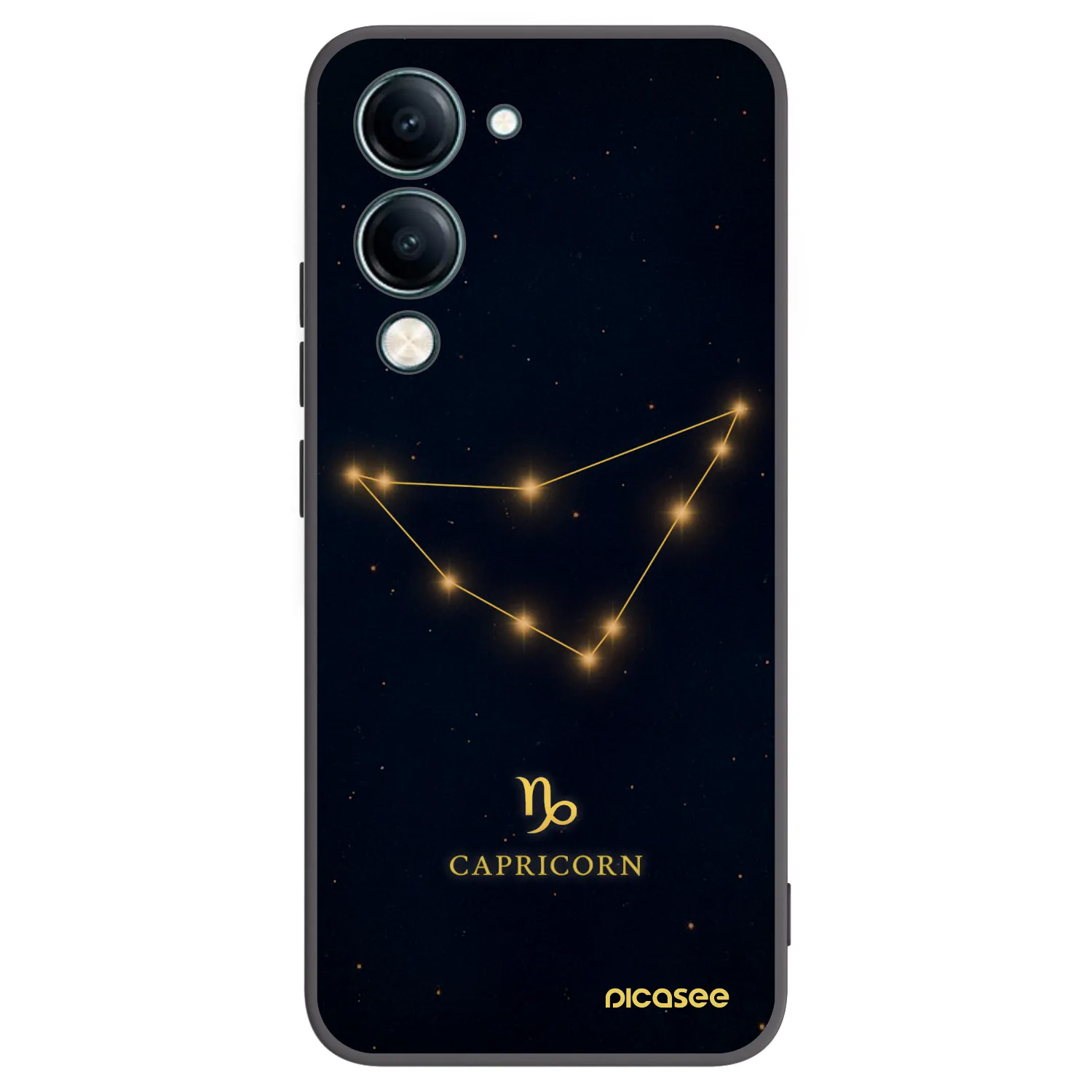 Picasee silikónový čierny obal pre Vivo Y29s 5G - CAPRICORN