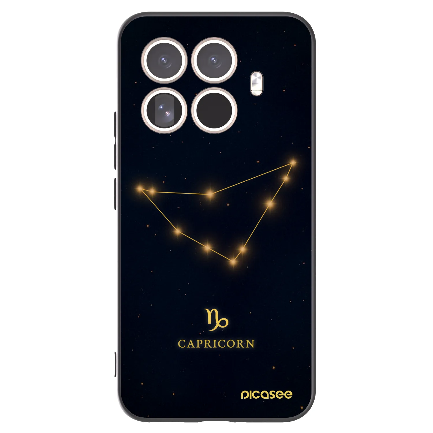 Picasee silikónový čierny obal pre Xiaomi 15T Pro - CAPRICORN