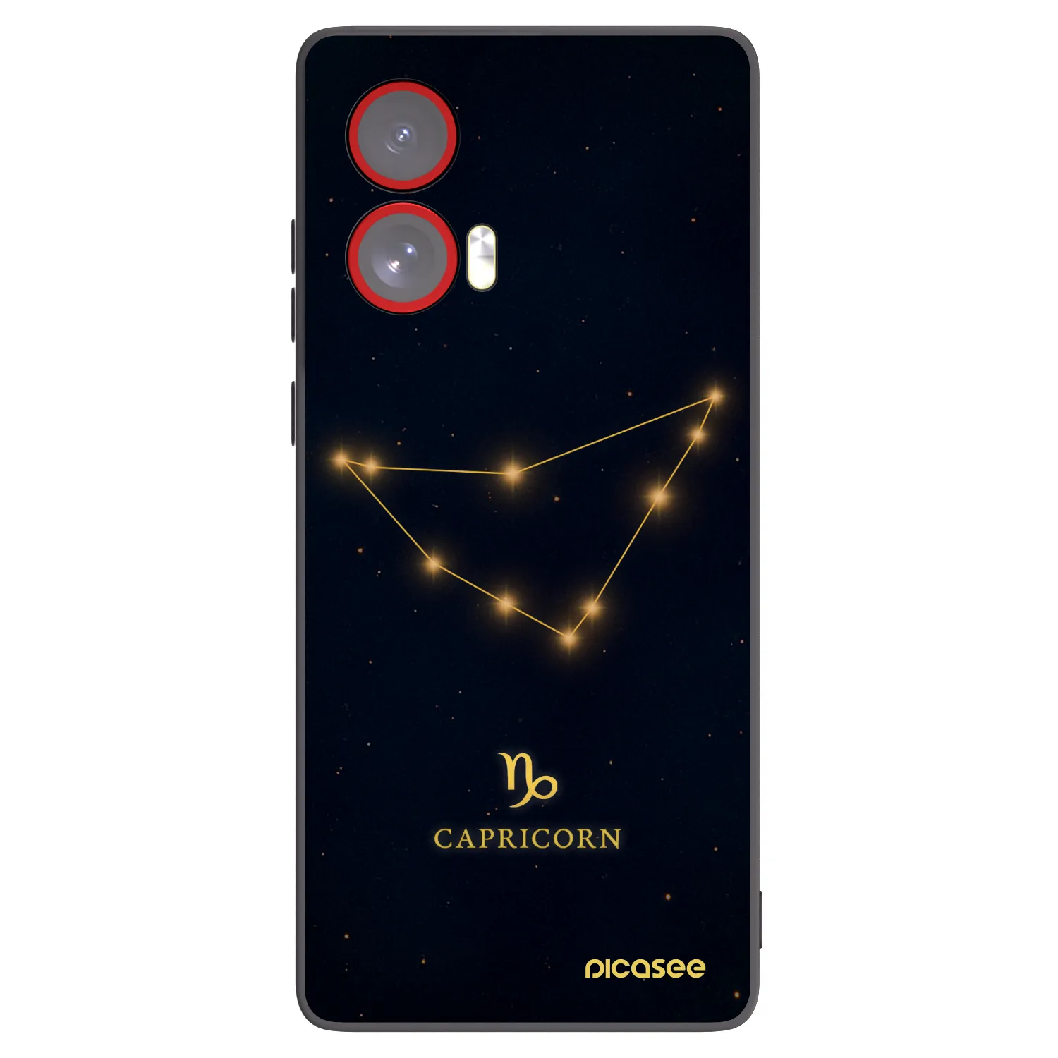 Silikónový čierny obal pre Motorola Edge 50 Fusion - CAPRICORN