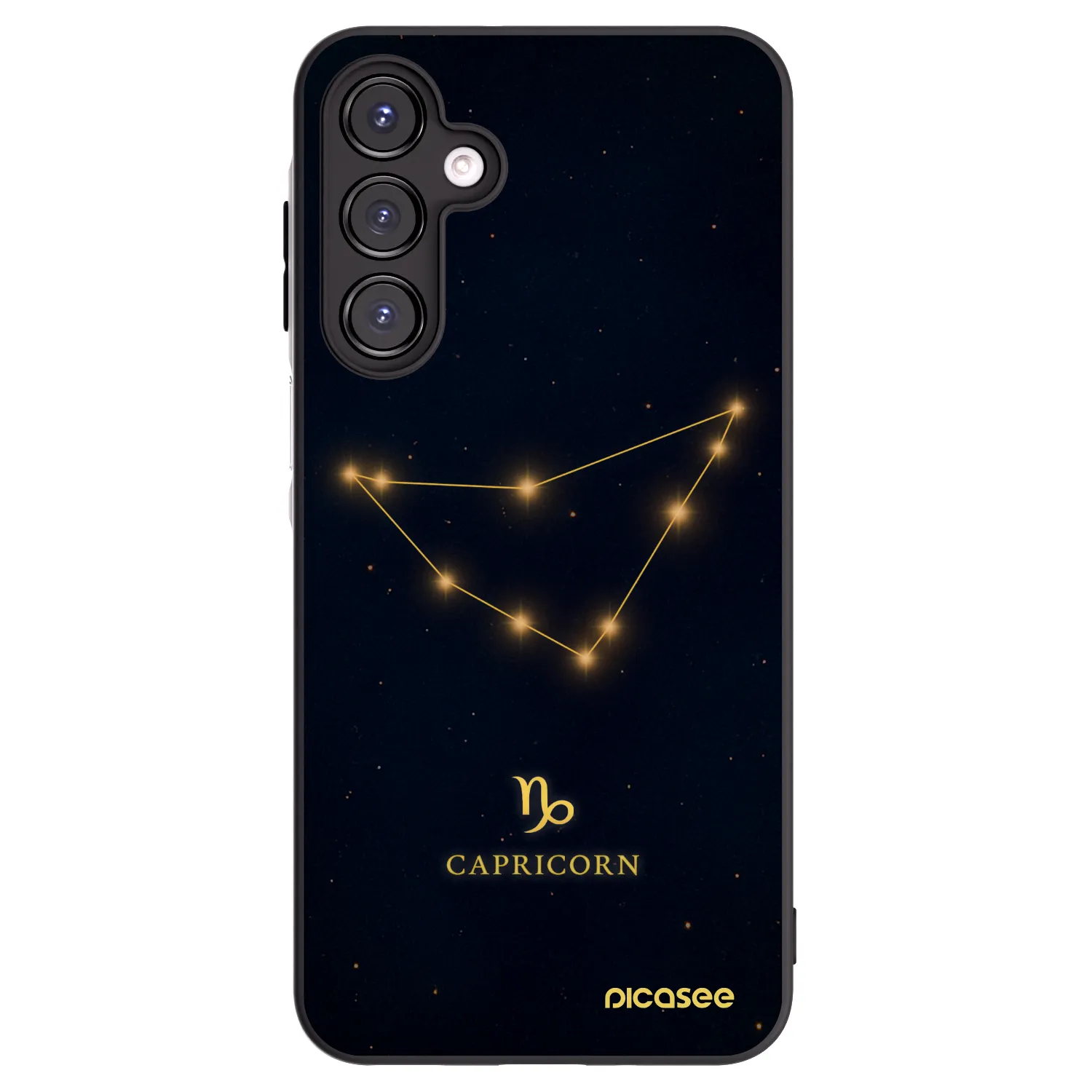 Picasee silikónový čierny obal pre Samsung Galaxy A16 4G - CAPRICORN