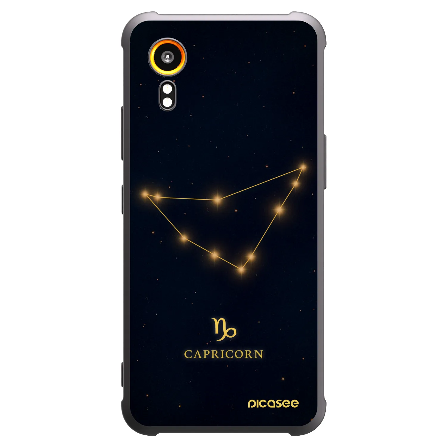 Picasee silikónový čierny obal pre Samsung Galaxy Xcover 7 - CAPRICORN
