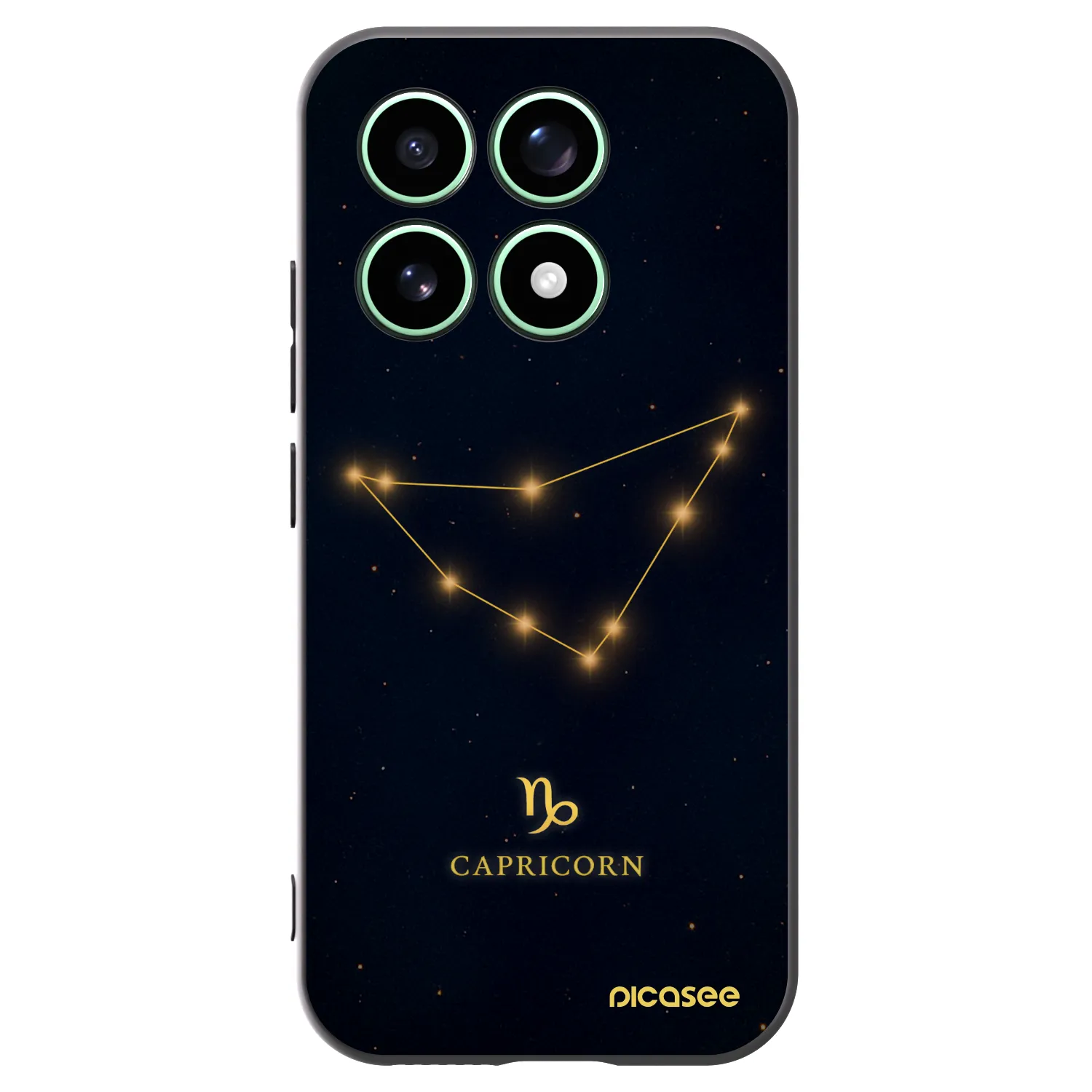 Picasee silikónový čierny obal pre Xiaomi 17 - CAPRICORN