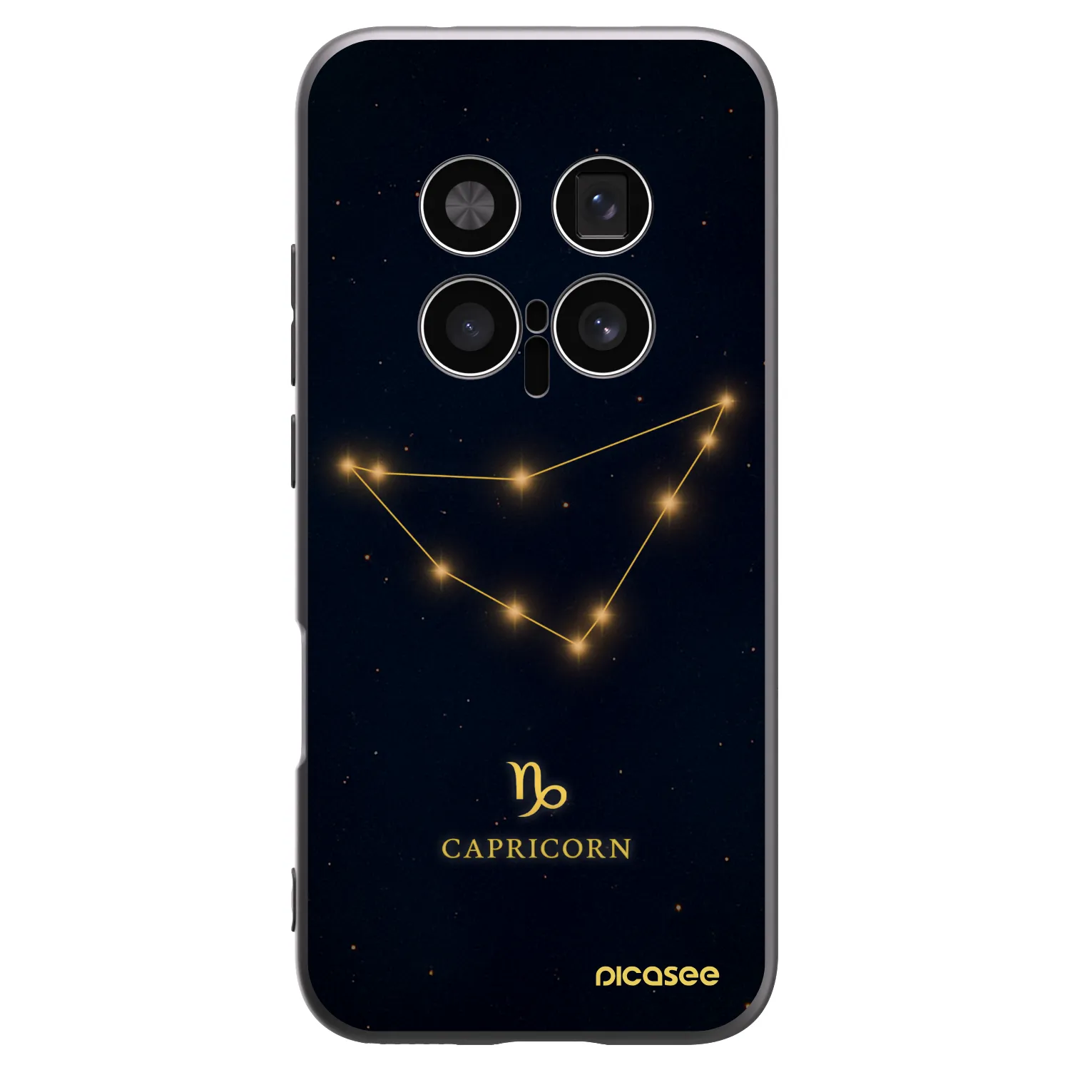 Picasee silikónový čierny obal pre Honor Magic8 Pro 5G - CAPRICORN