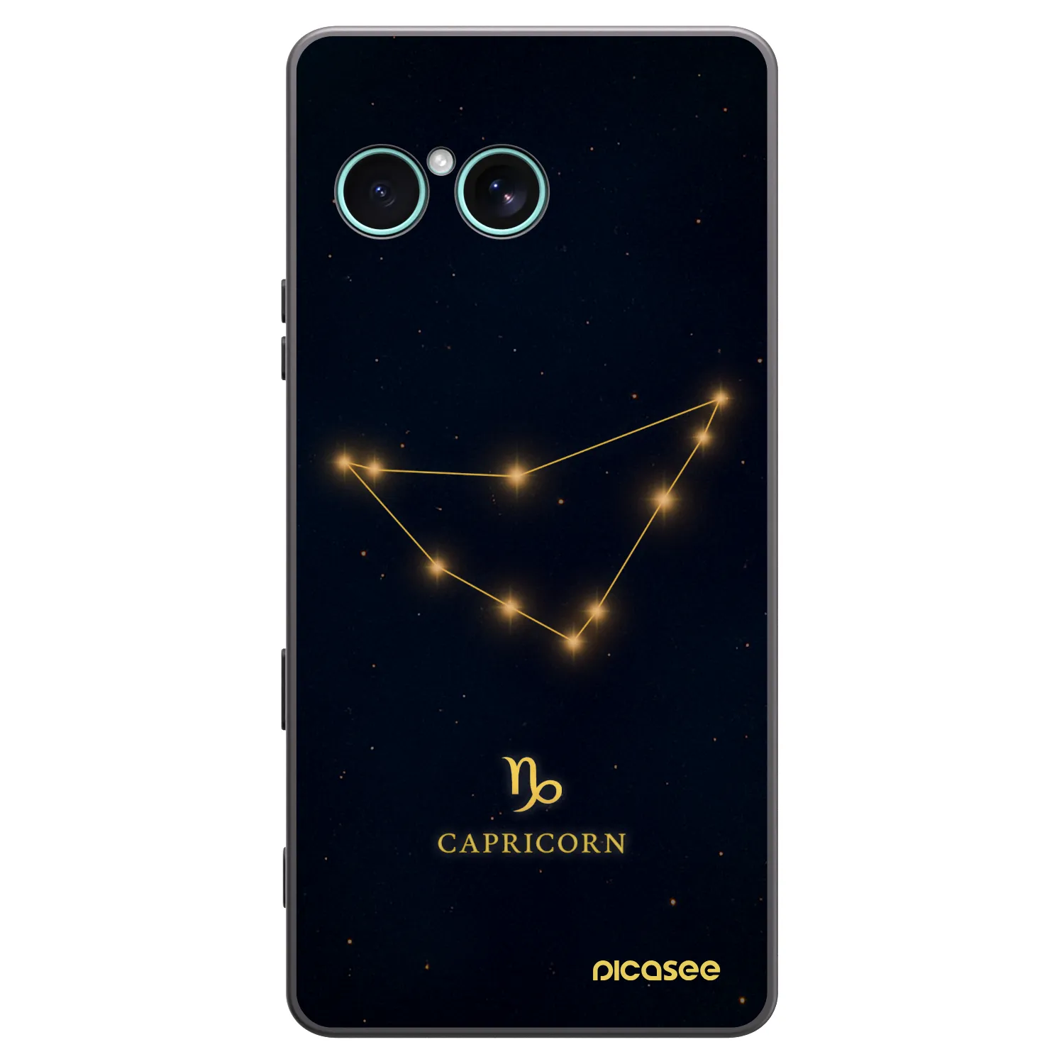 Picasee silikónový čierny obal pre Sony Xperia 10 VII - CAPRICORN