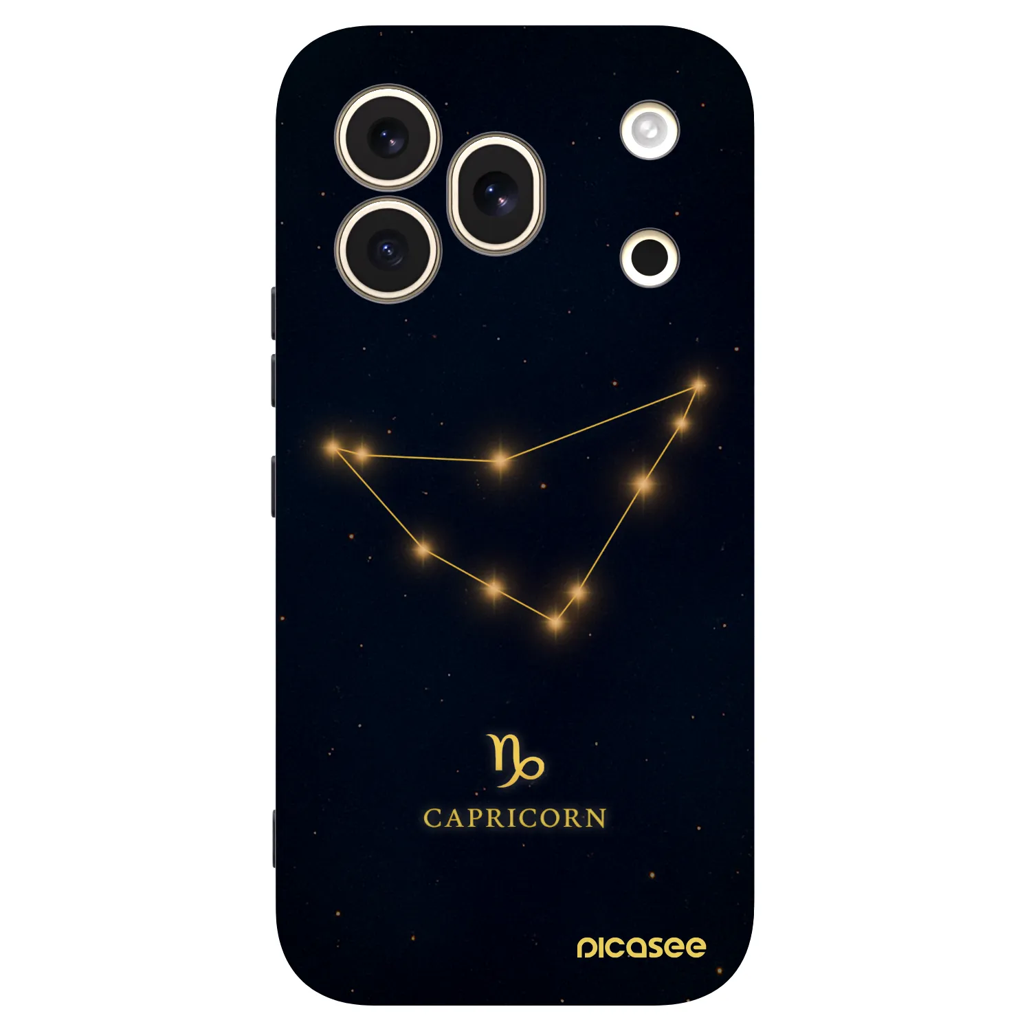Picasee silikónový čierny obal pre Honor 600 Pro - CAPRICORN