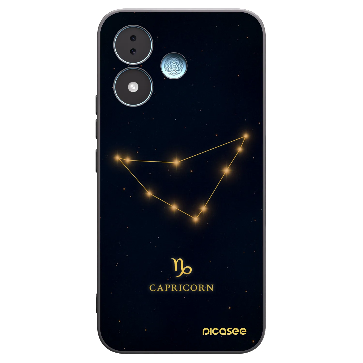 Picasee silikónový čierny obal pre Xiaomi Redmi Note 17 5G - CAPRICORN