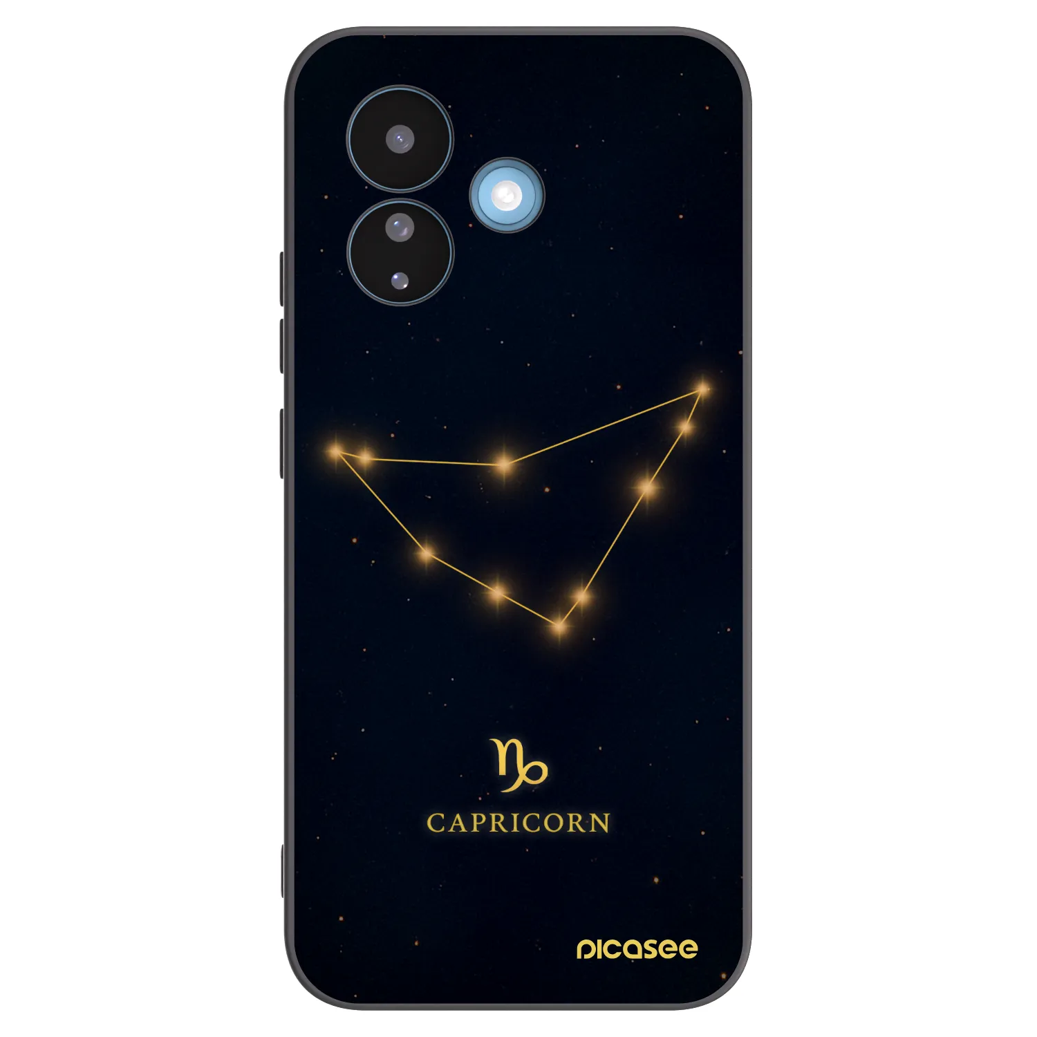 Picasee silikónový čierny obal pre Xiaomi Redmi Note 17 Pro 5G - CAPRICORN