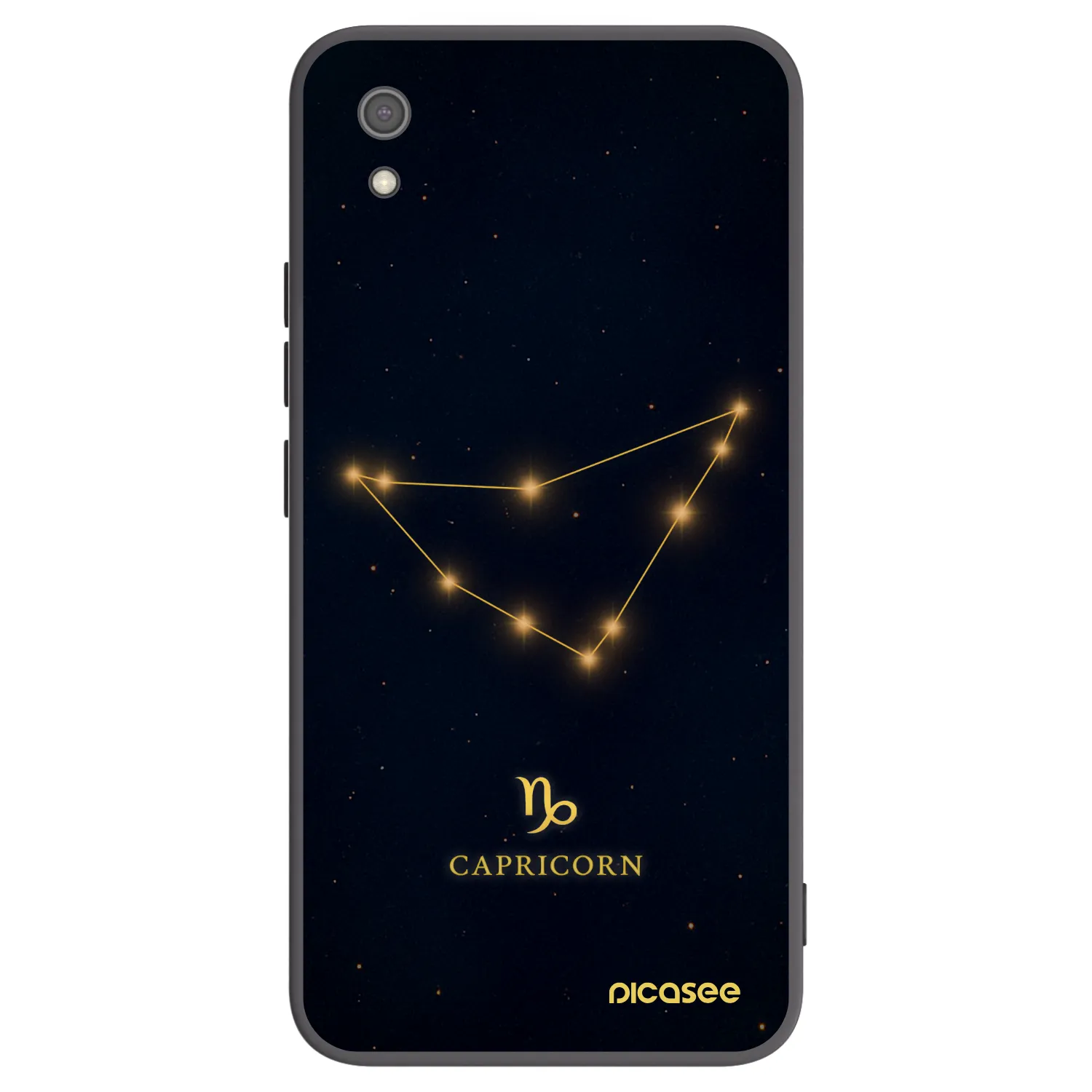 Picasee silikónový čierny obal pre Xiaomi Redmi 7A - CAPRICORN
