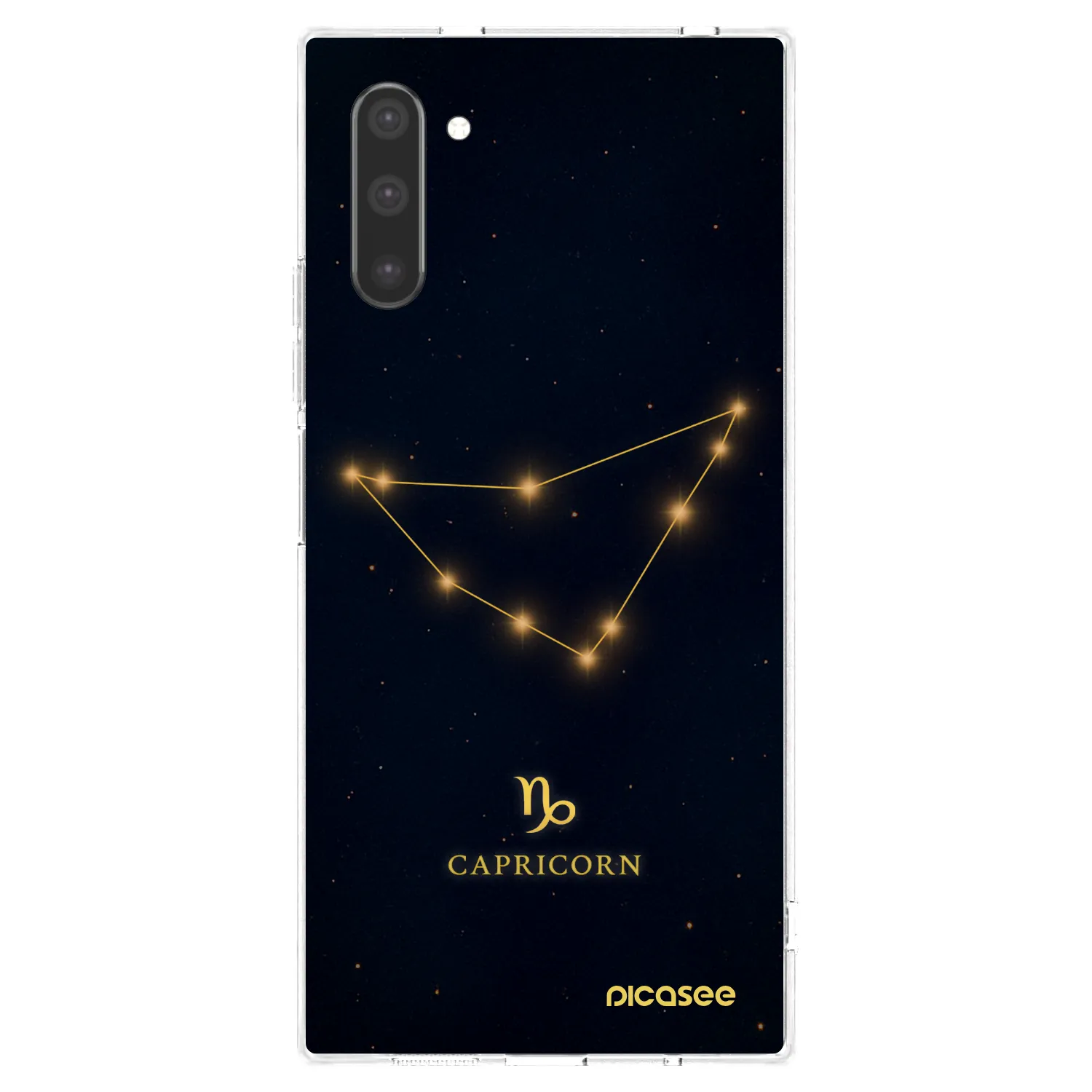 Picasee silikónový prehľadný obal pre Samsung Galaxy Note 10 N970F - CAPRICORN