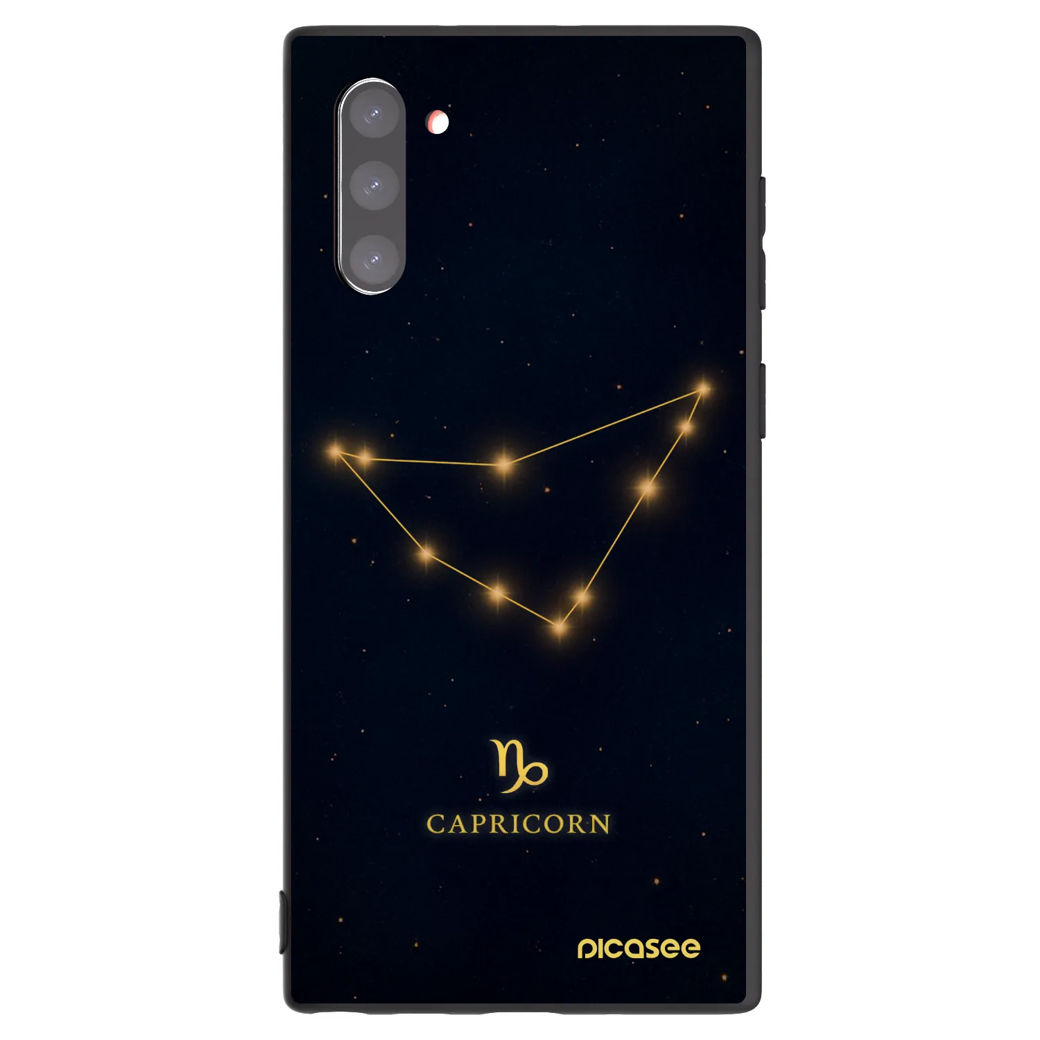 Picasee silikónový čierny obal pre Samsung Galaxy Note 10 N970F - CAPRICORN