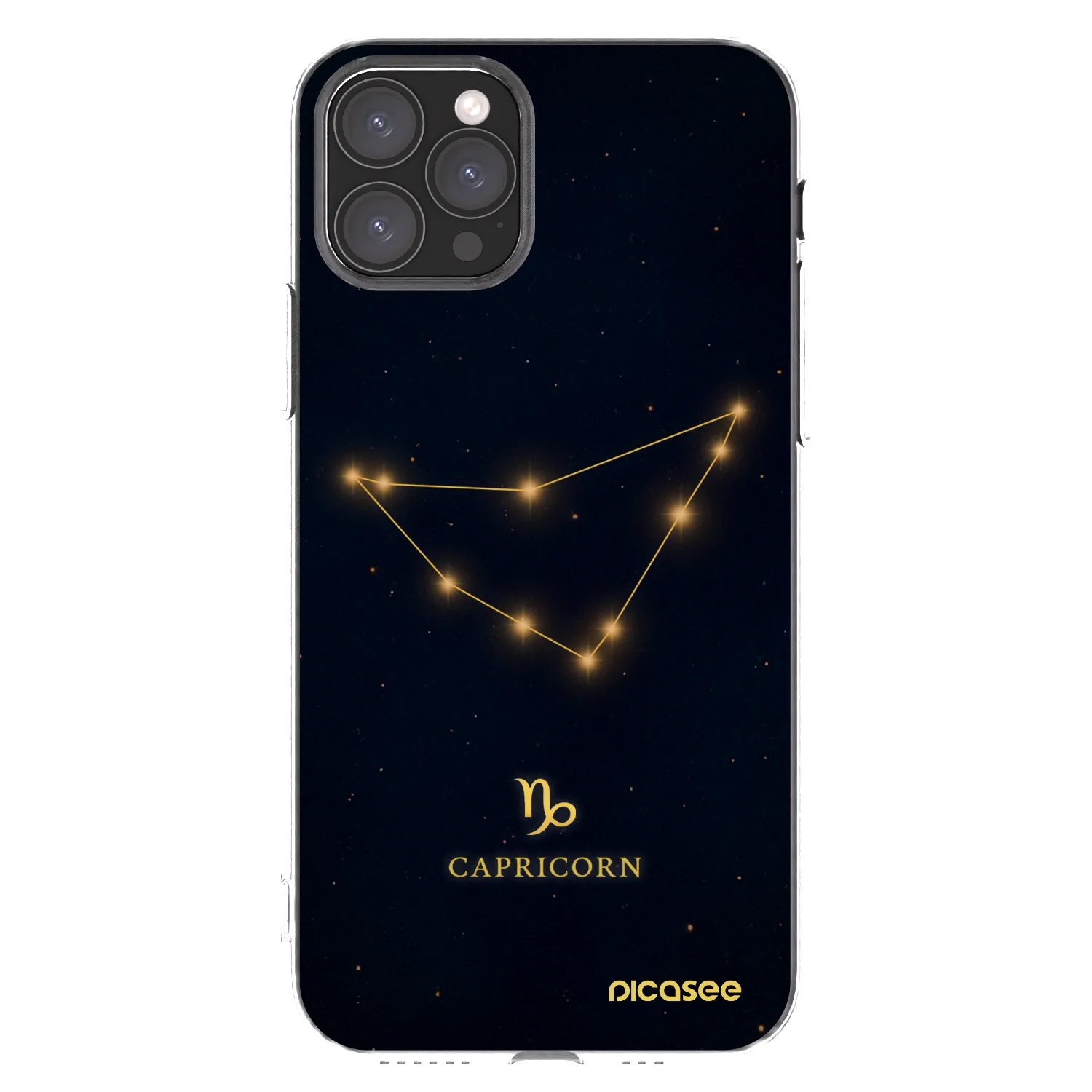 Picasee silikónový prehľadný obal pre Apple iPhone 11 Pro - CAPRICORN