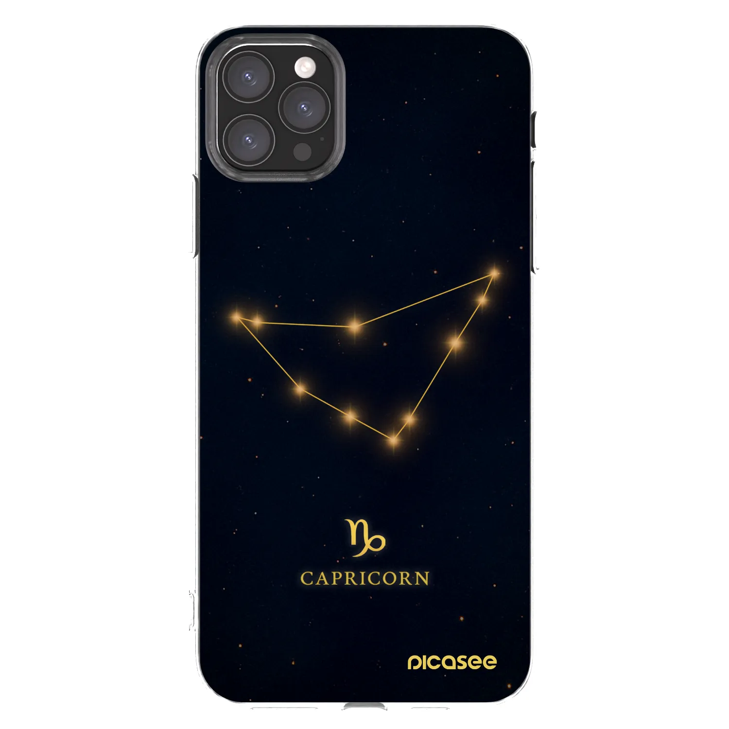 Picasee silikónový prehľadný obal pre Apple iPhone 11 Pro Max - CAPRICORN