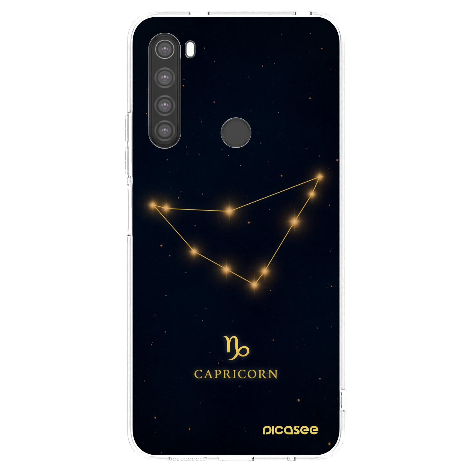 Picasee silikónový prehľadný obal pre Xiaomi Redmi Note 8 - CAPRICORN