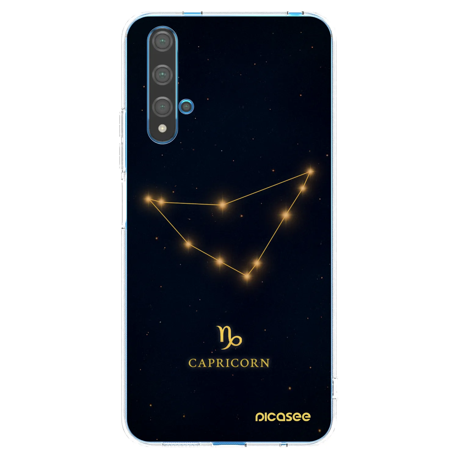 Picasee silikónový prehľadný obal pre Huawei Nova 5T - CAPRICORN