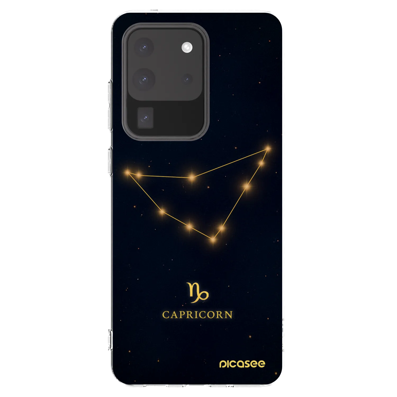 Picasee silikónový prehľadný obal pre Samsung Galaxy S20 Ultra 5G G988F - CAPRICORN