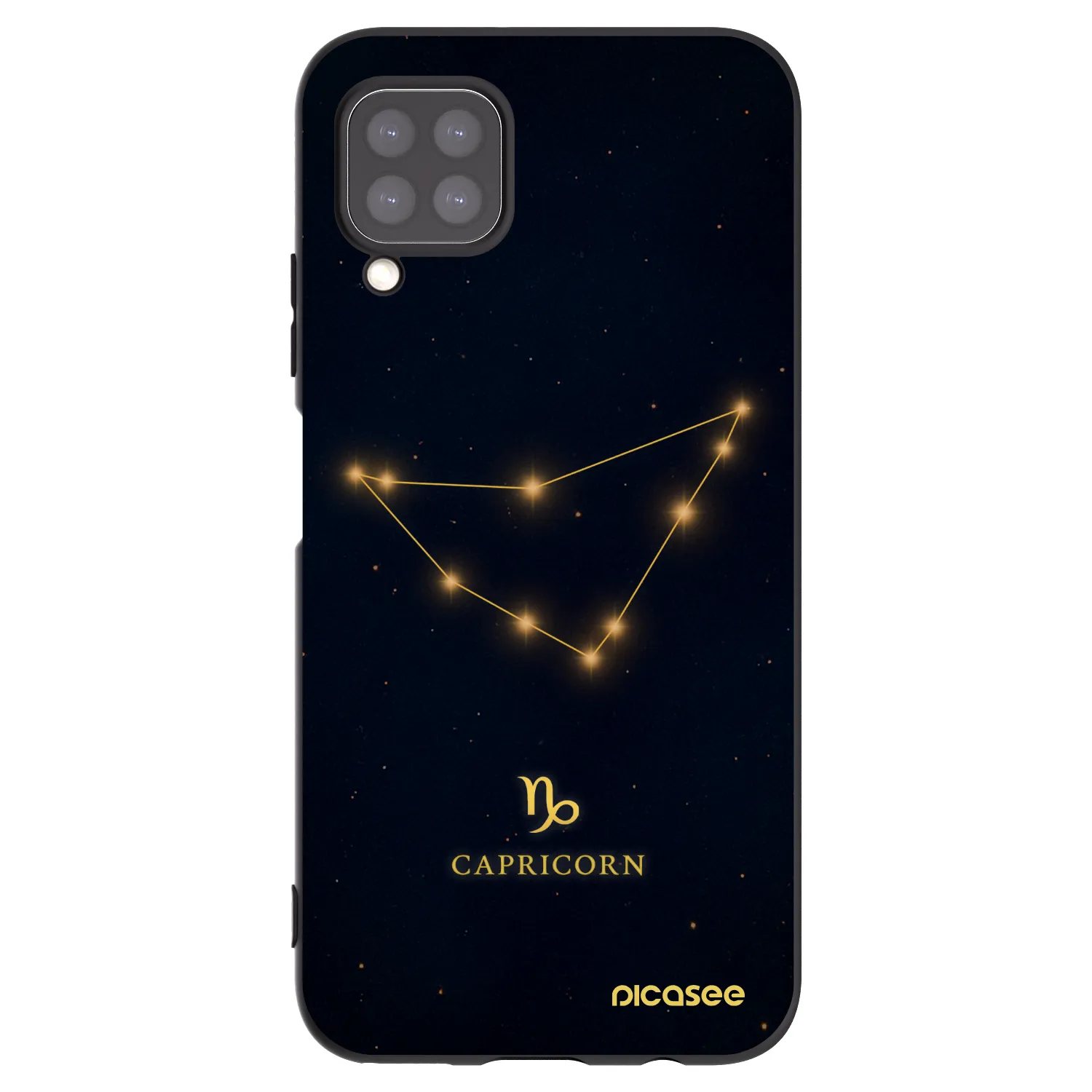Picasee silikónový čierny obal pre Huawei P40 Lite - CAPRICORN