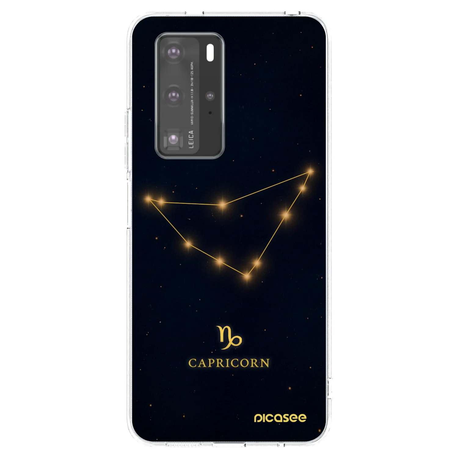 Picasee silikónový prehľadný obal pre Huawei P40 Pro - CAPRICORN