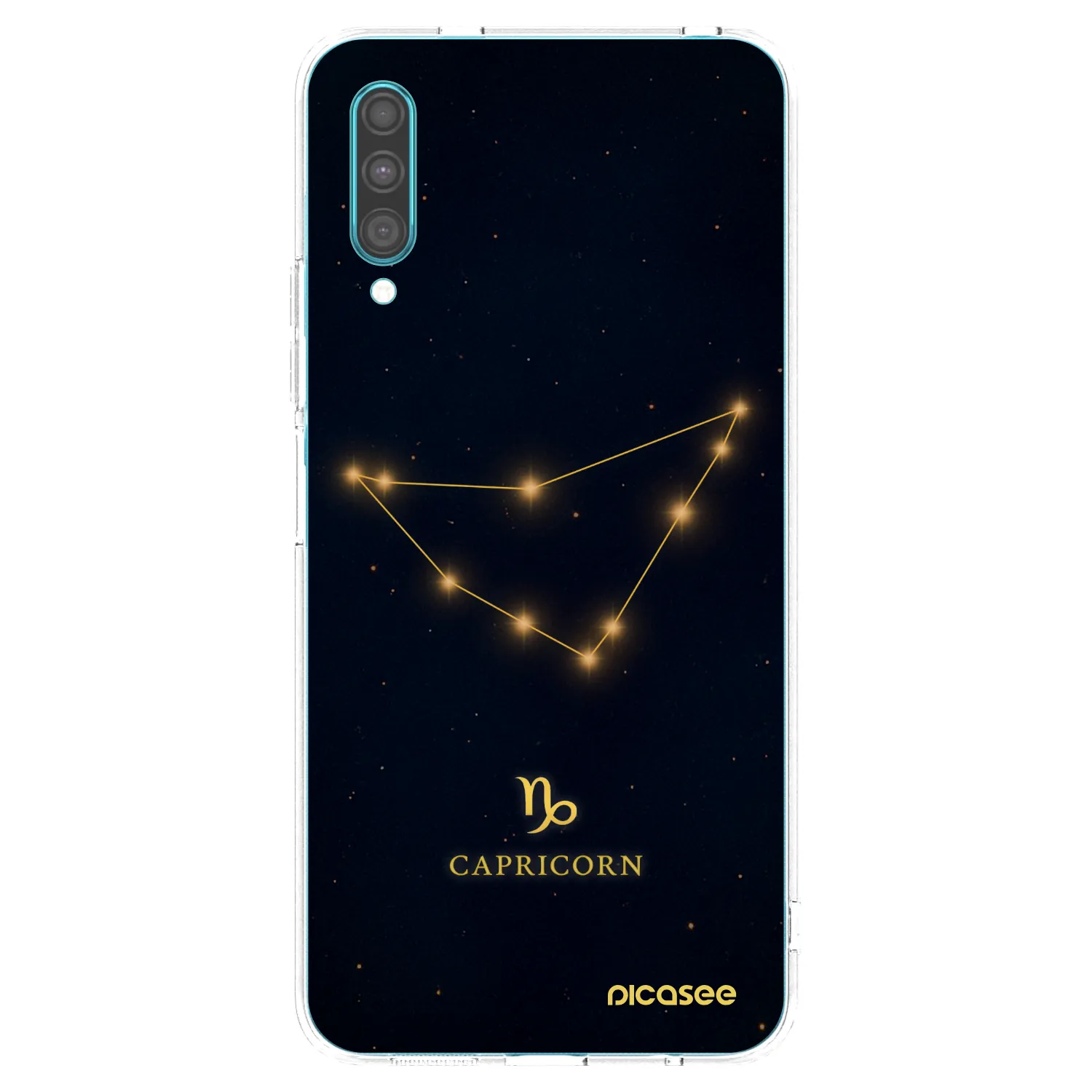 Picasee silikónový prehľadný obal pre Samsung Galaxy A30s A307F - CAPRICORN