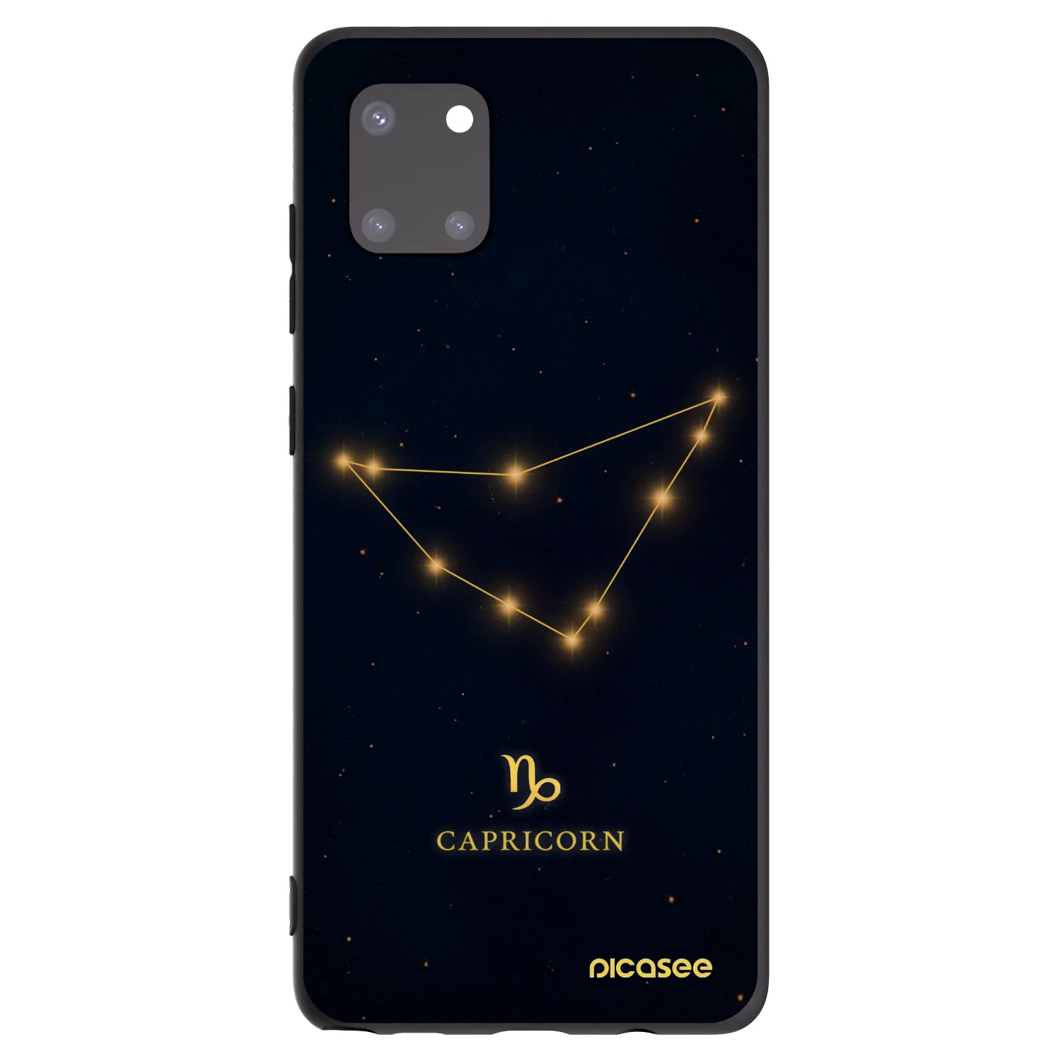 Picasee silikónový čierny obal pre Samsung Galaxy Note 10 Lite N770F - CAPRICORN