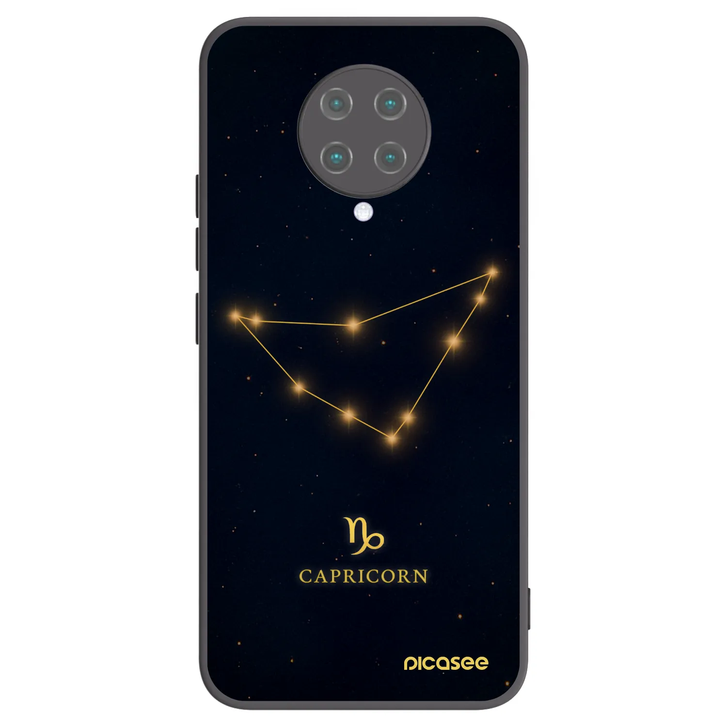 Picasee silikónový čierny obal pre Xiaomi Poco F2 Pro - CAPRICORN